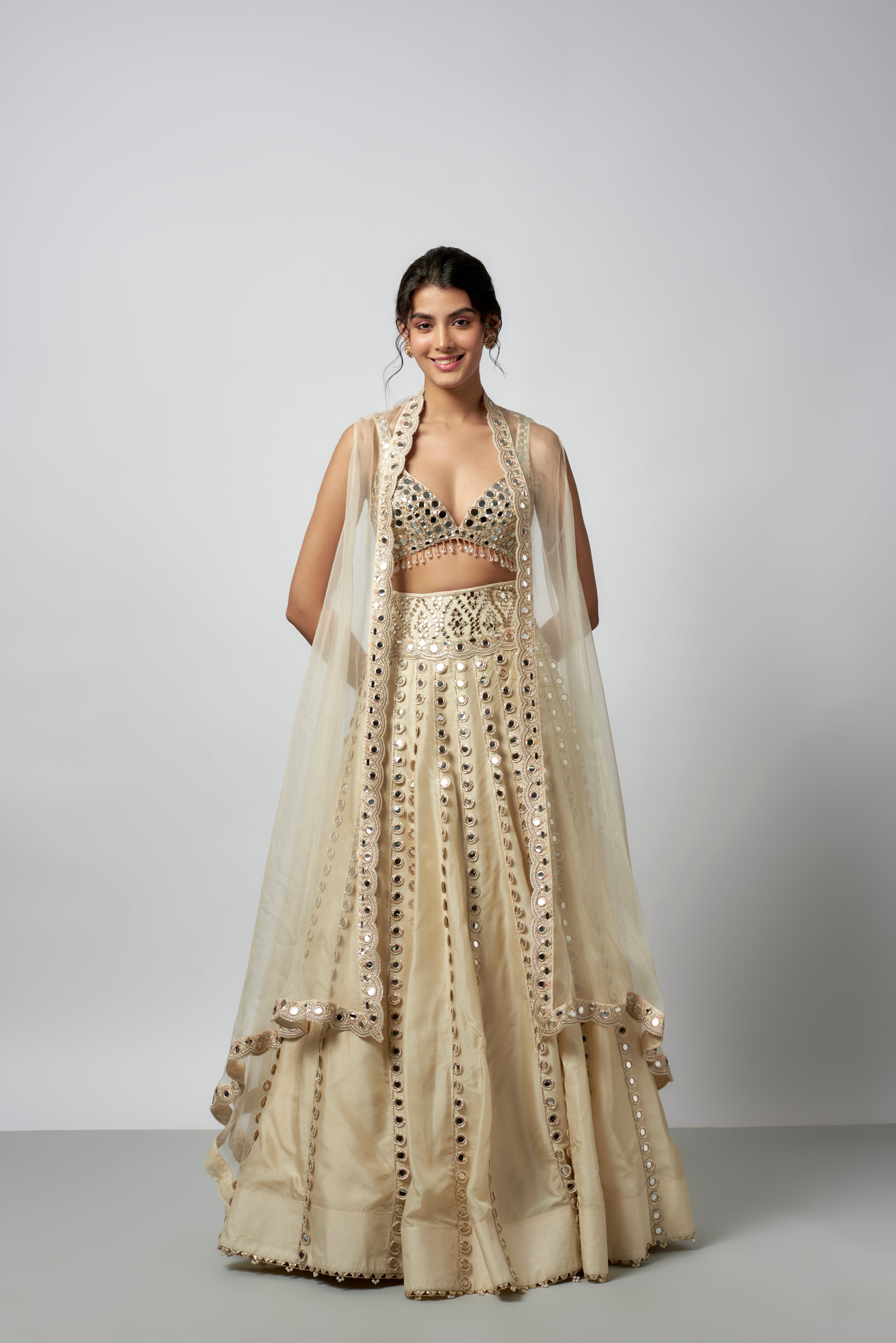 Nargis Fakri In Shravani Lehenga Set