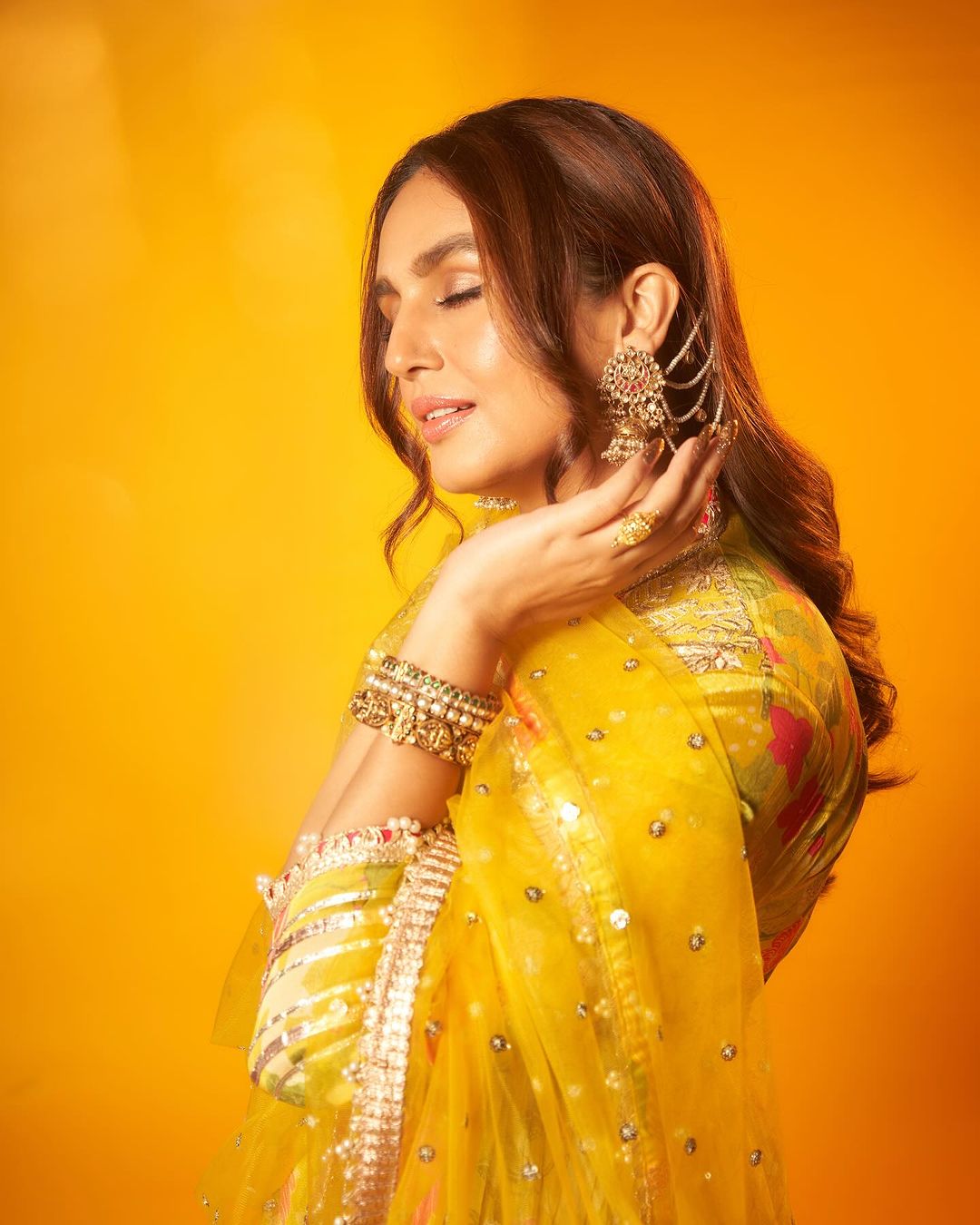 Huma Qureshi Ag With Palazzo Set