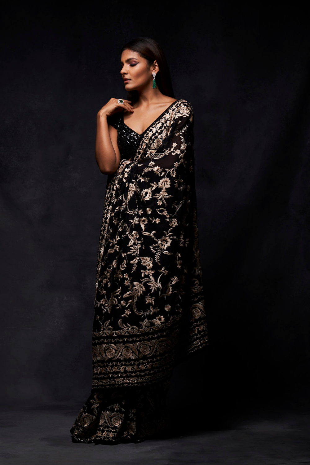 Black Ivory Saree