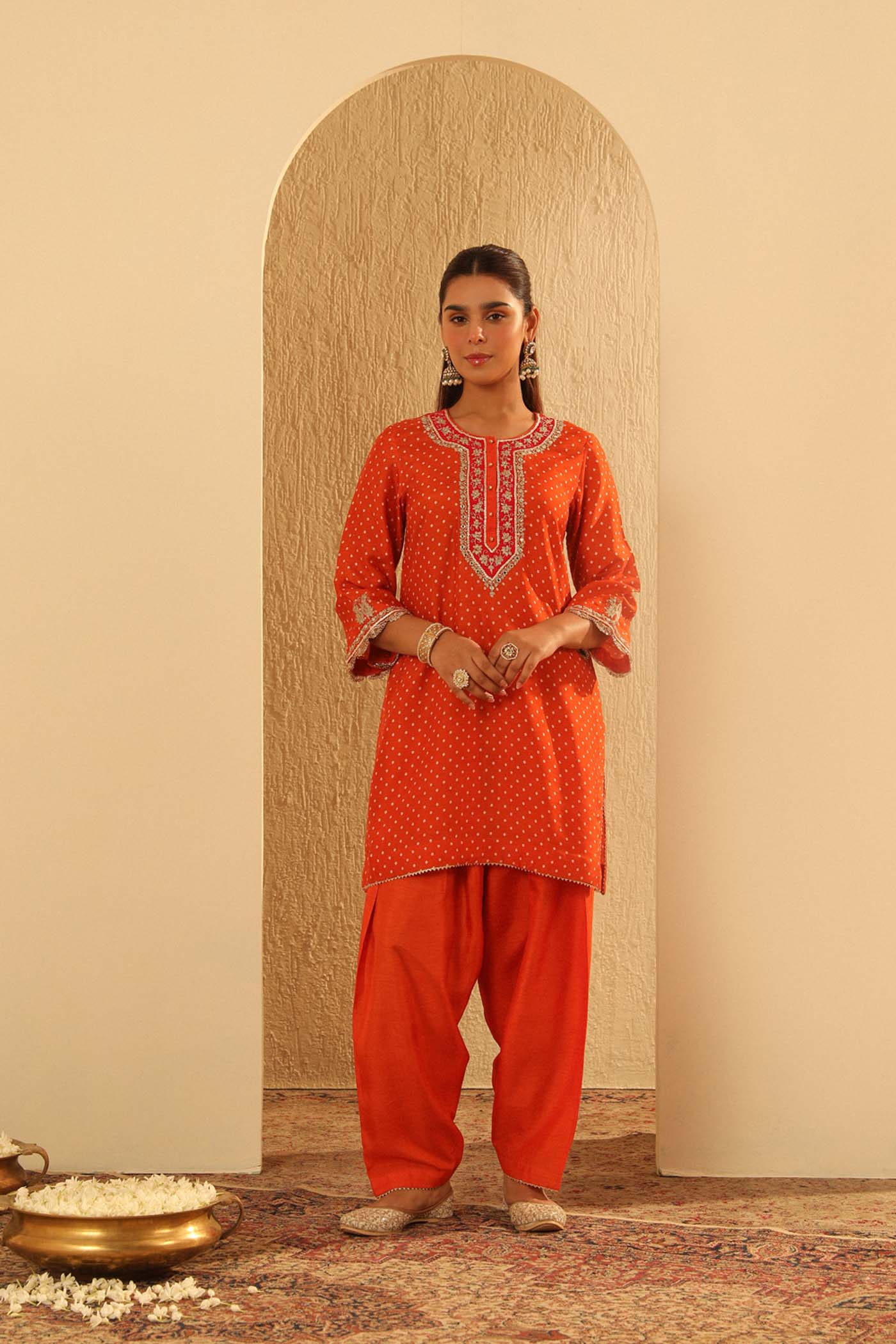 Asma - Short Kurta With Salwar