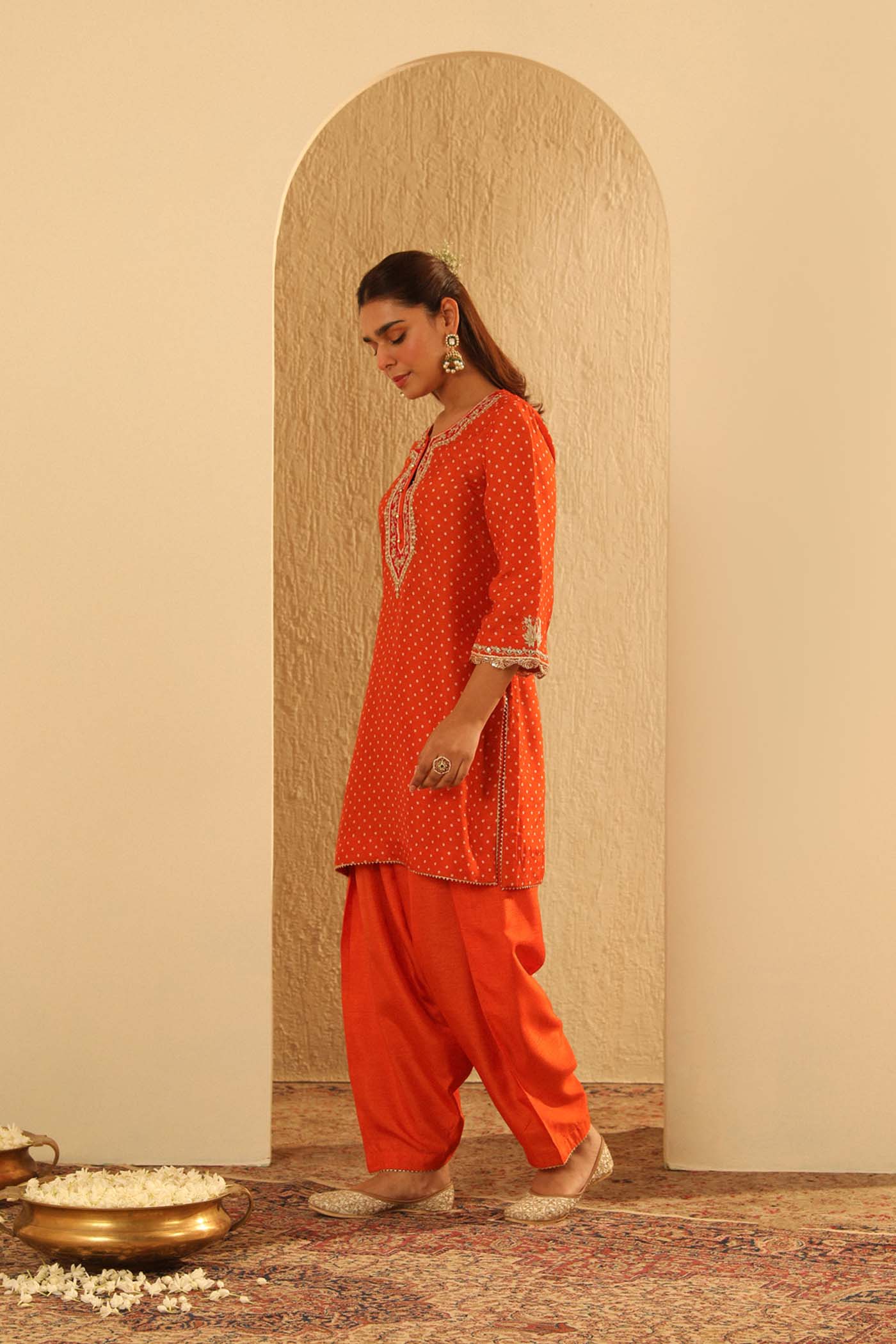 Asma - Short Kurta With Salwar