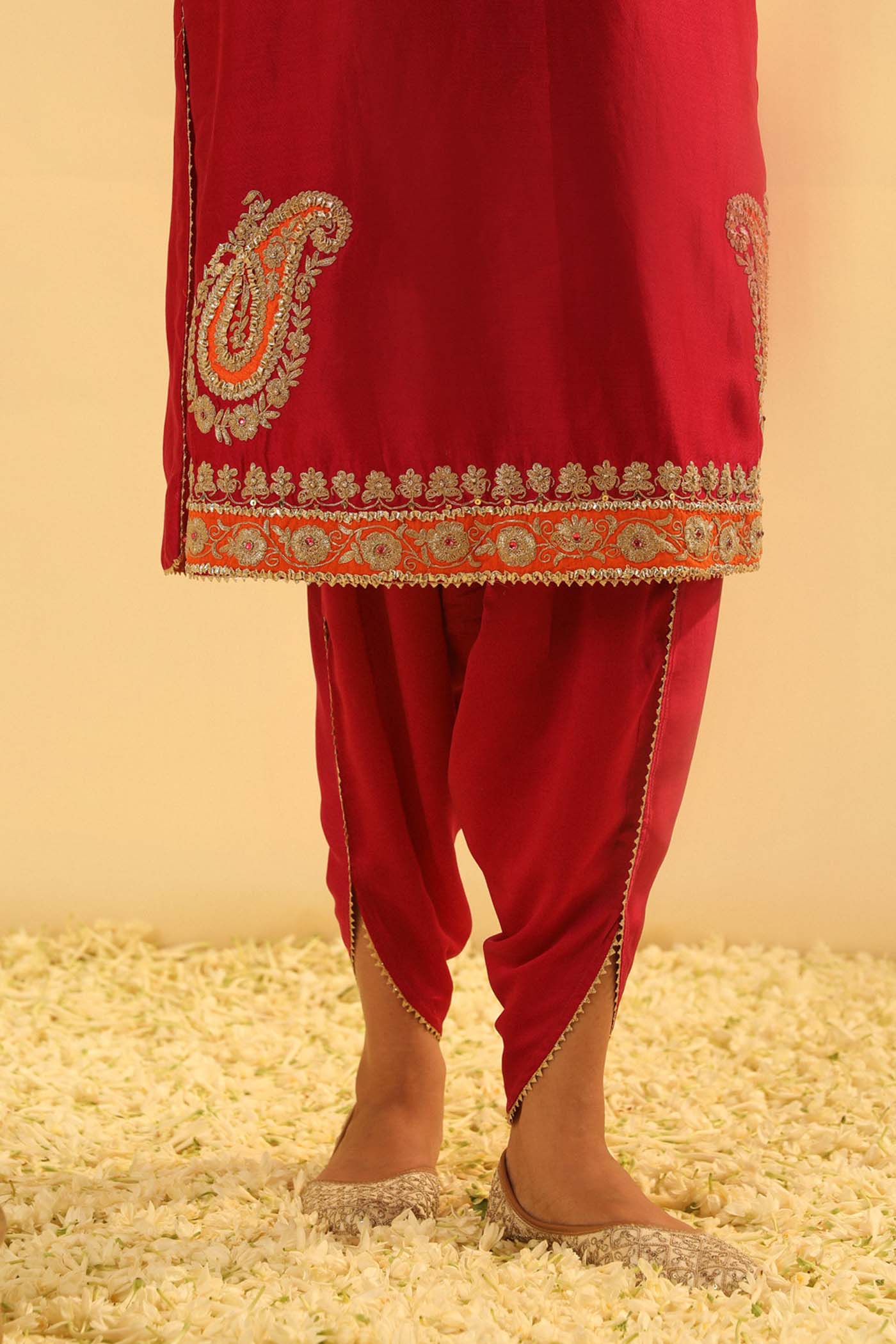 Anjum - Short Kurta With Dhoti