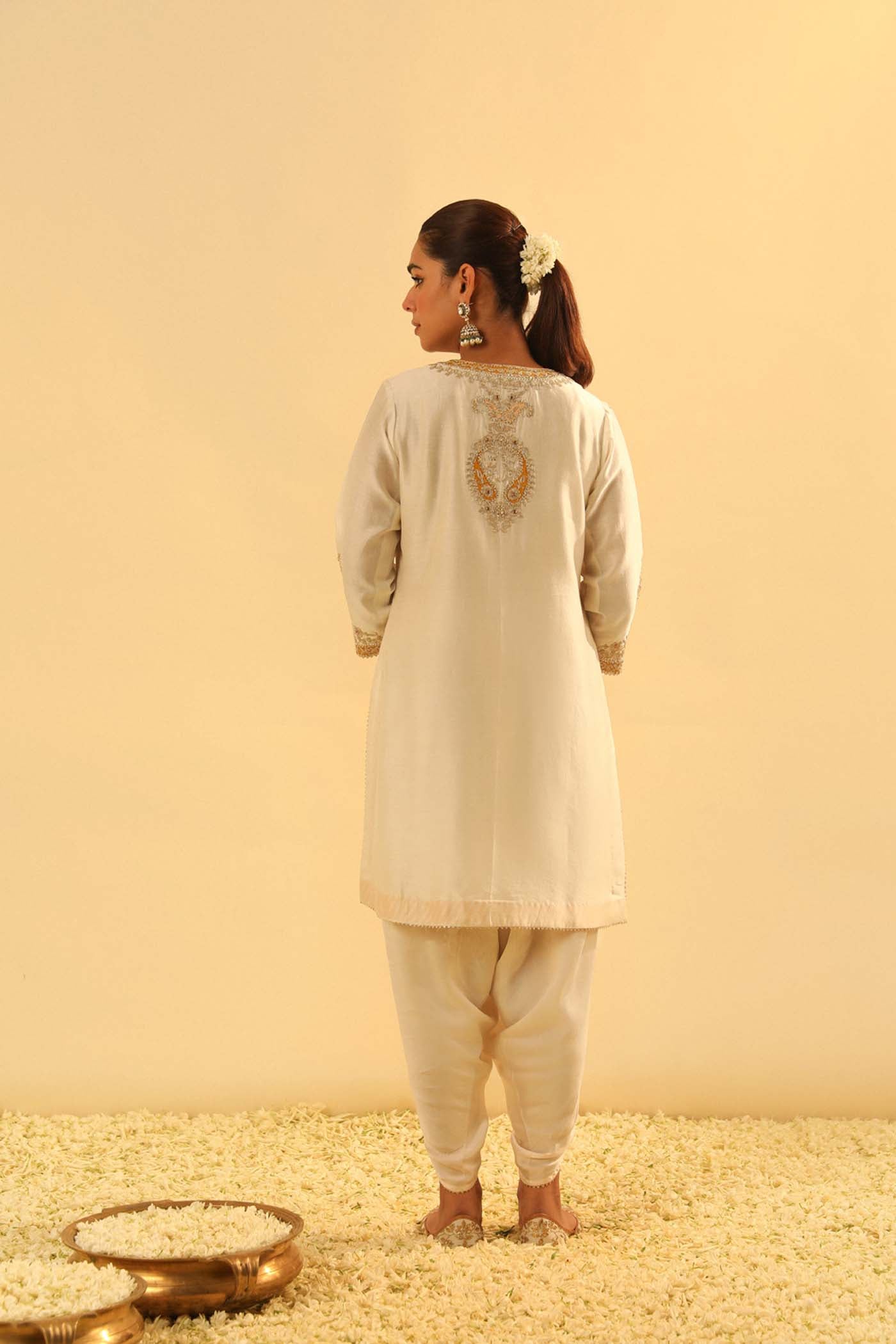 Aashna - Short Kurta With Dhoti