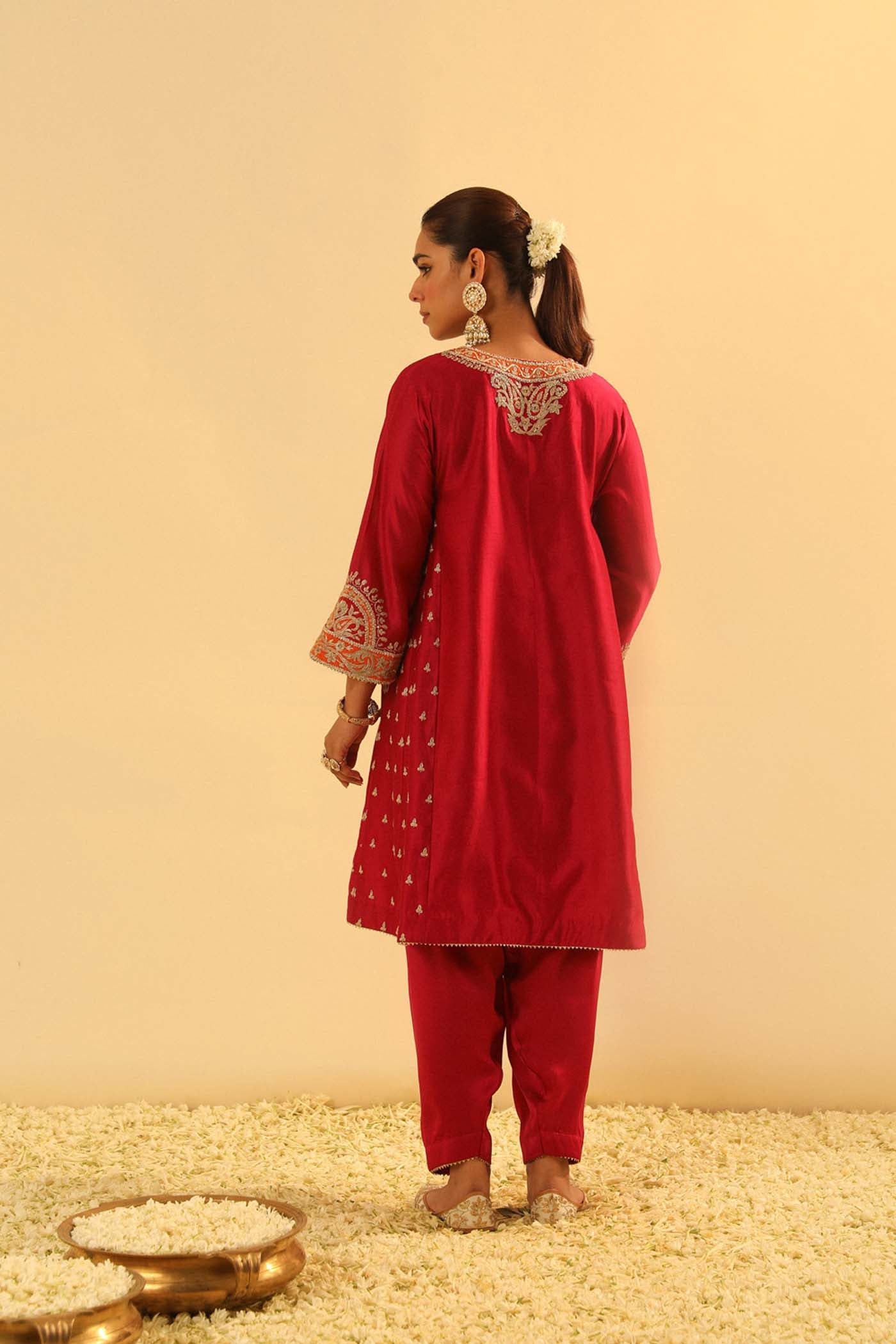Falisha - Short Kalidaar Choga With Salwar