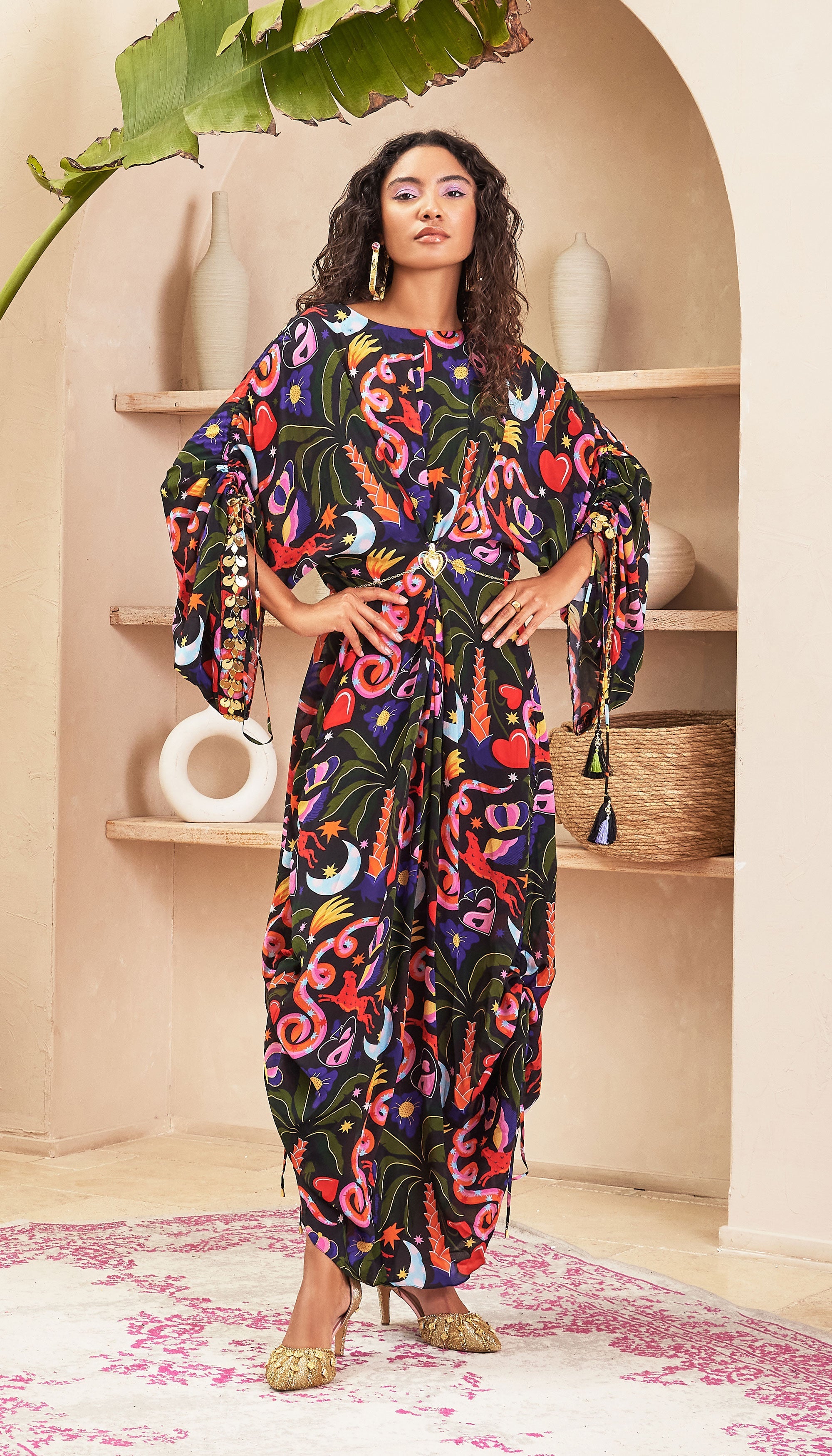 Leila - Black Kaftan