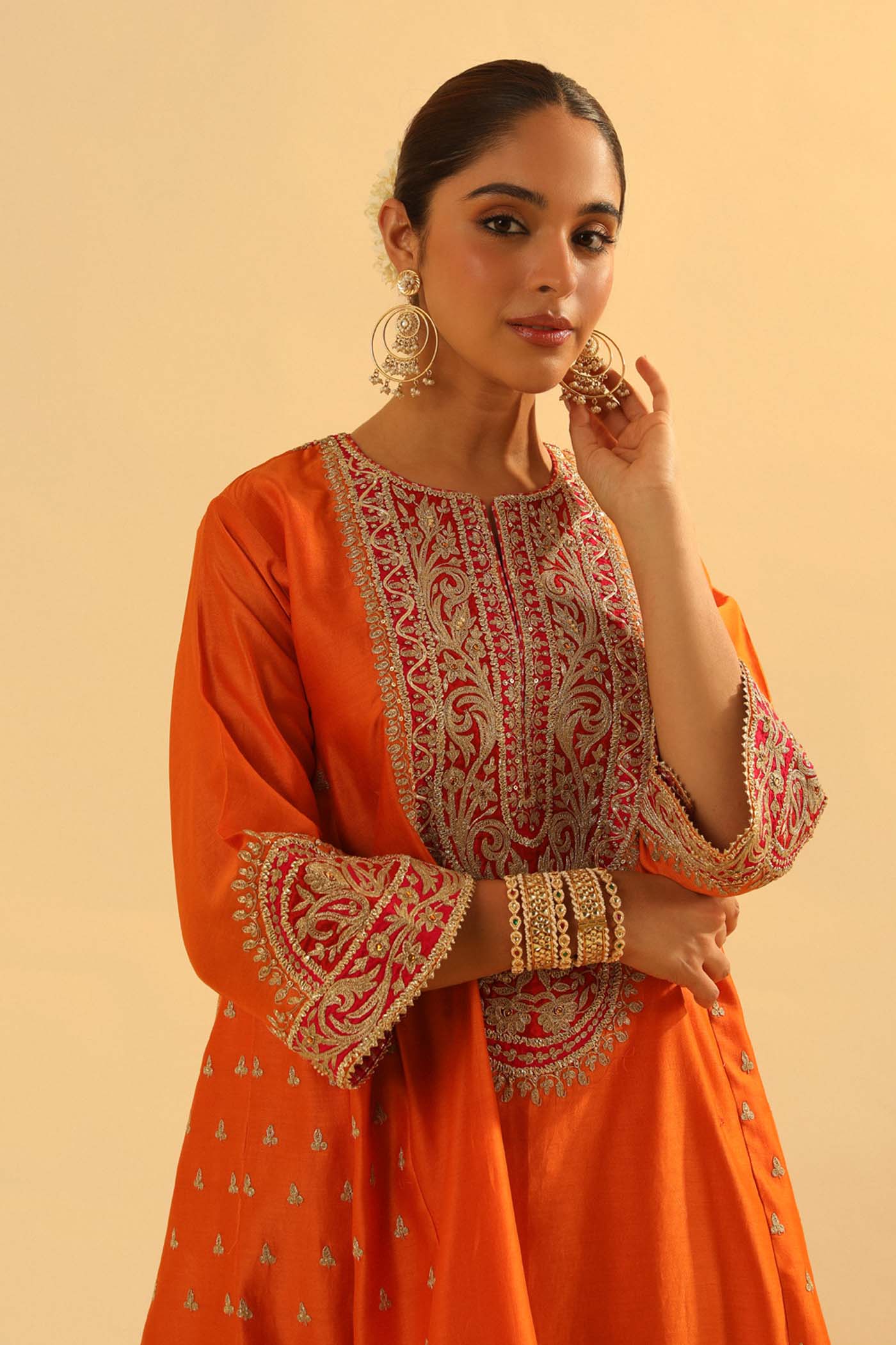 Falisha - Short Kalidaar Choga With Salwar