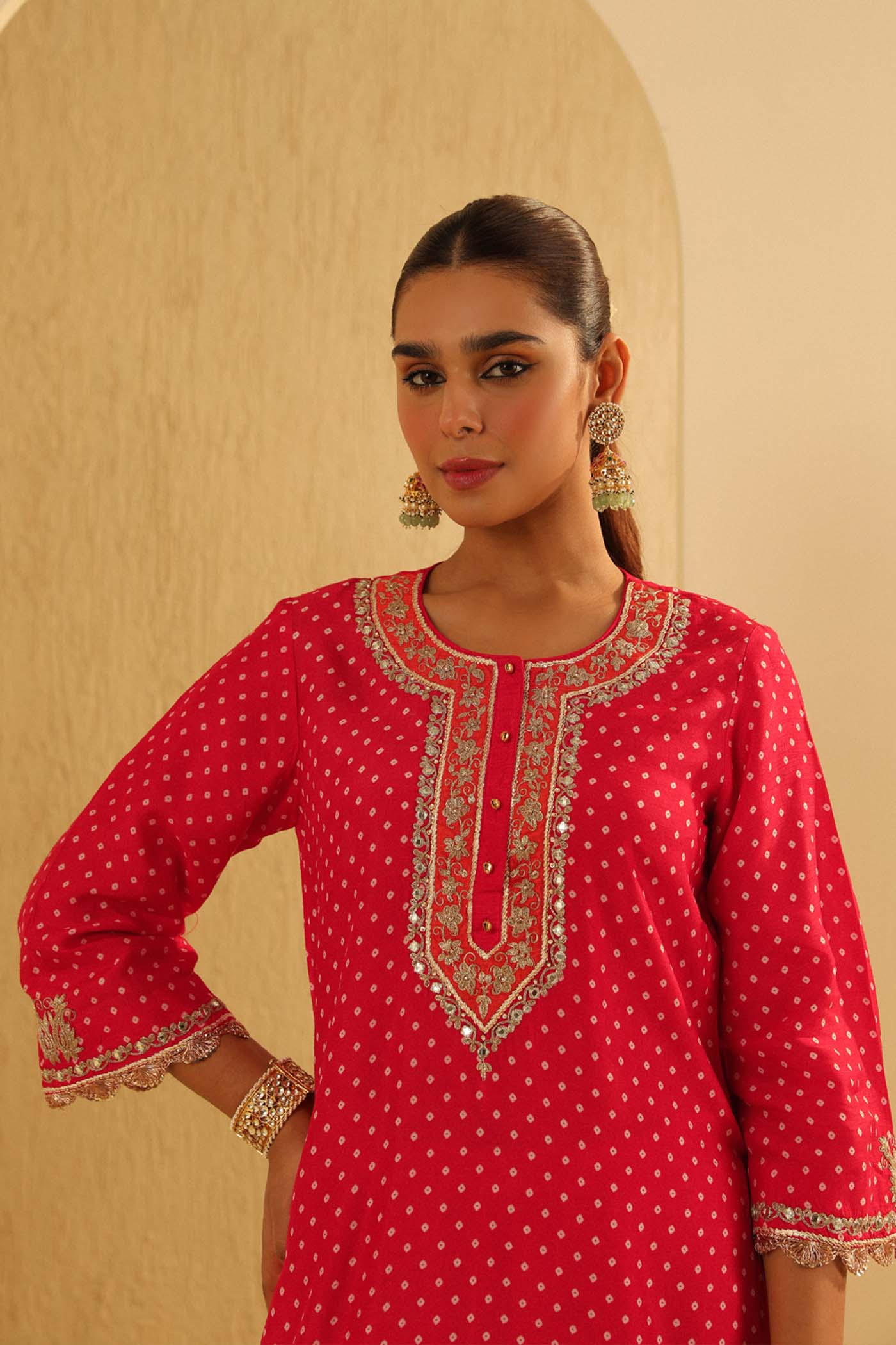 Asma - Short Kurta With Salwar