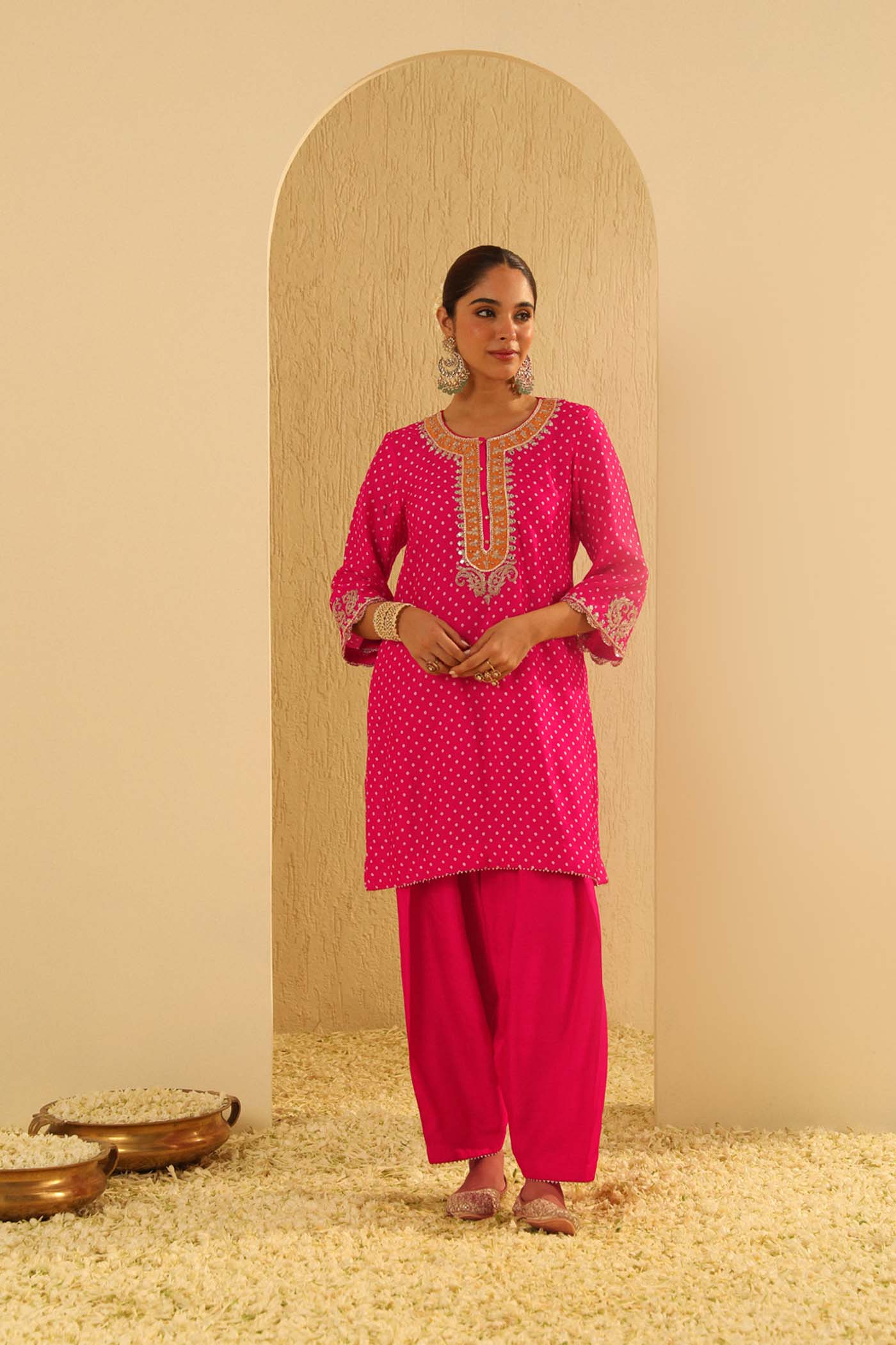 Noora - Short Kurta With Salwar