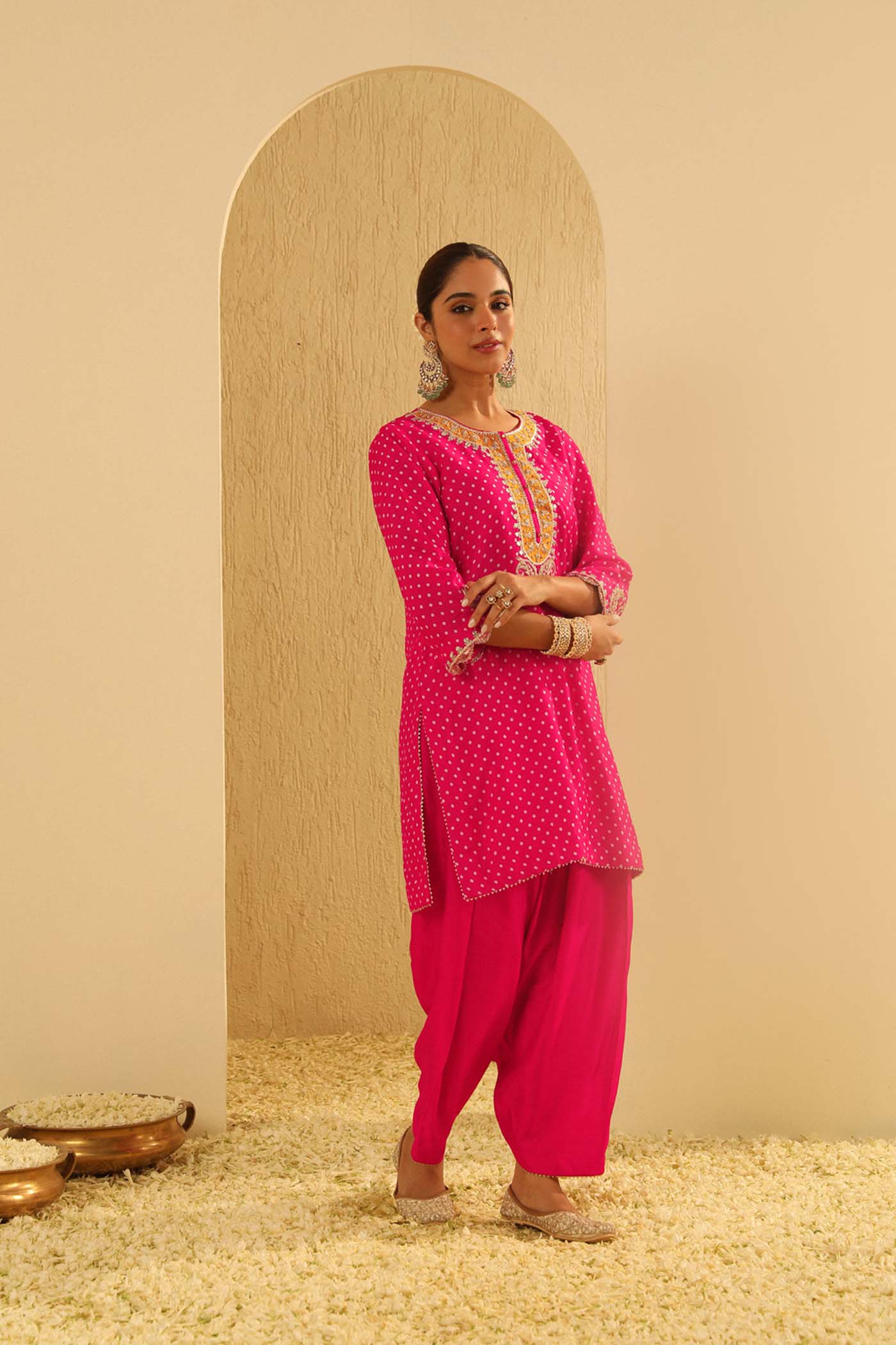 Noora - Short Kurta With Salwar
