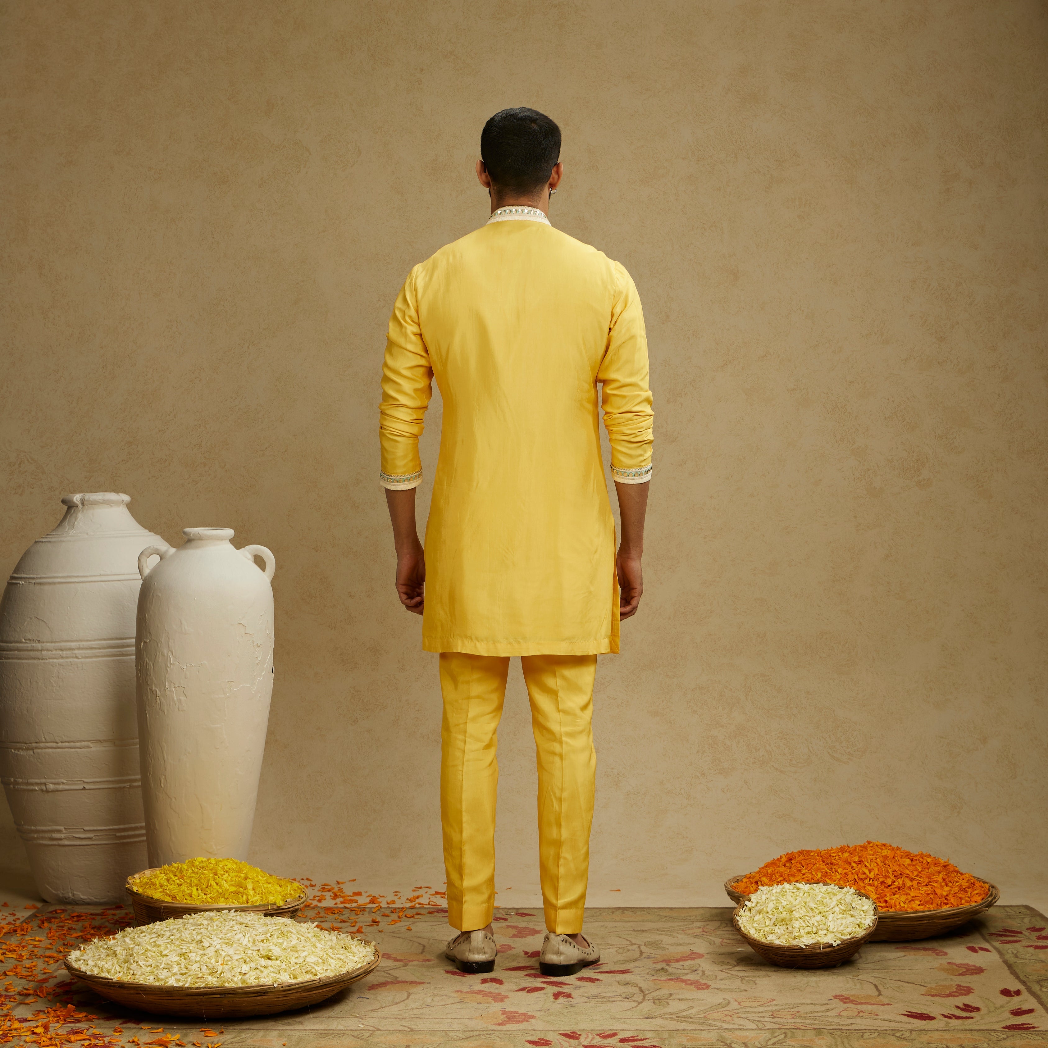 Dandelion Front Work Kurta Set