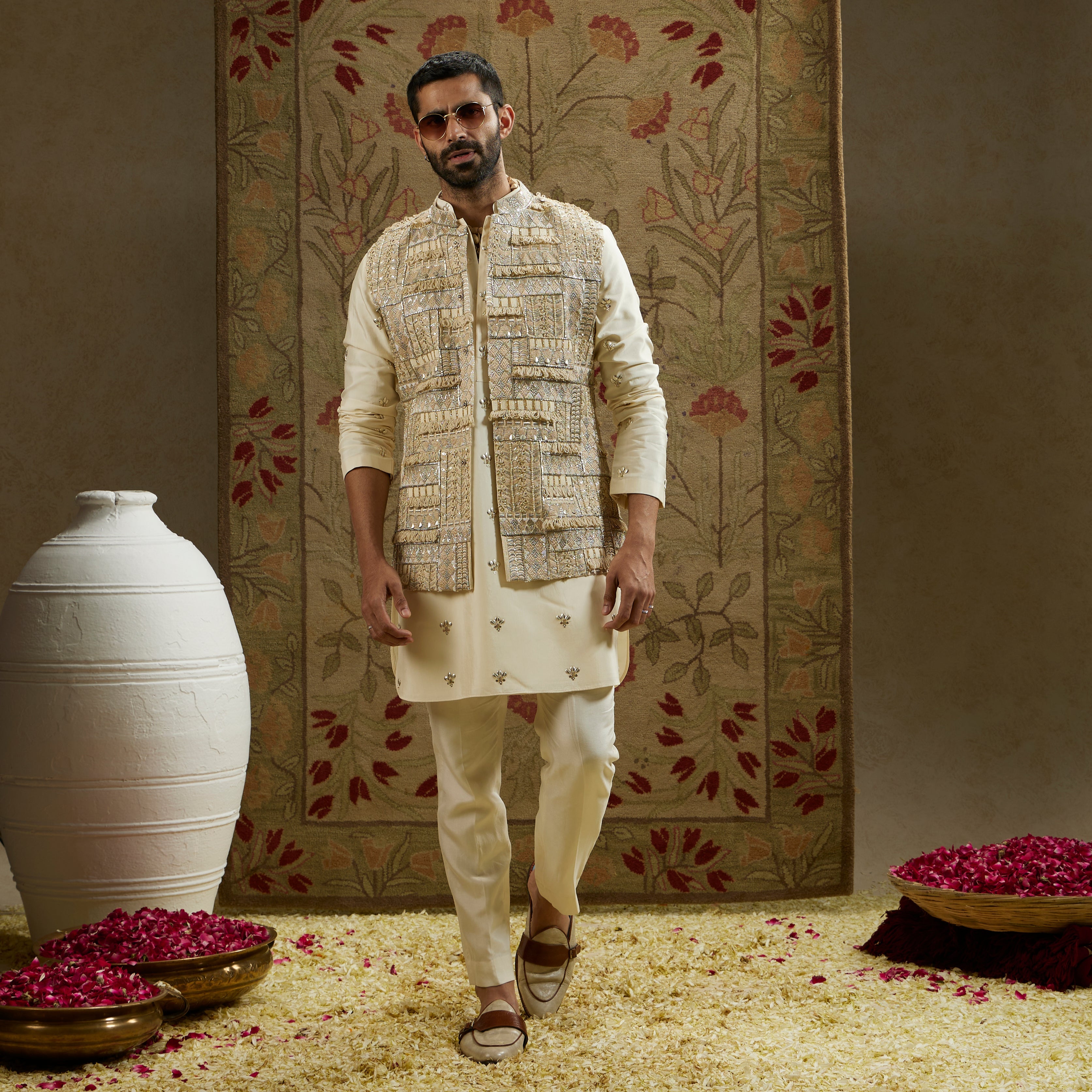 Heavily Embellished Bundi Set