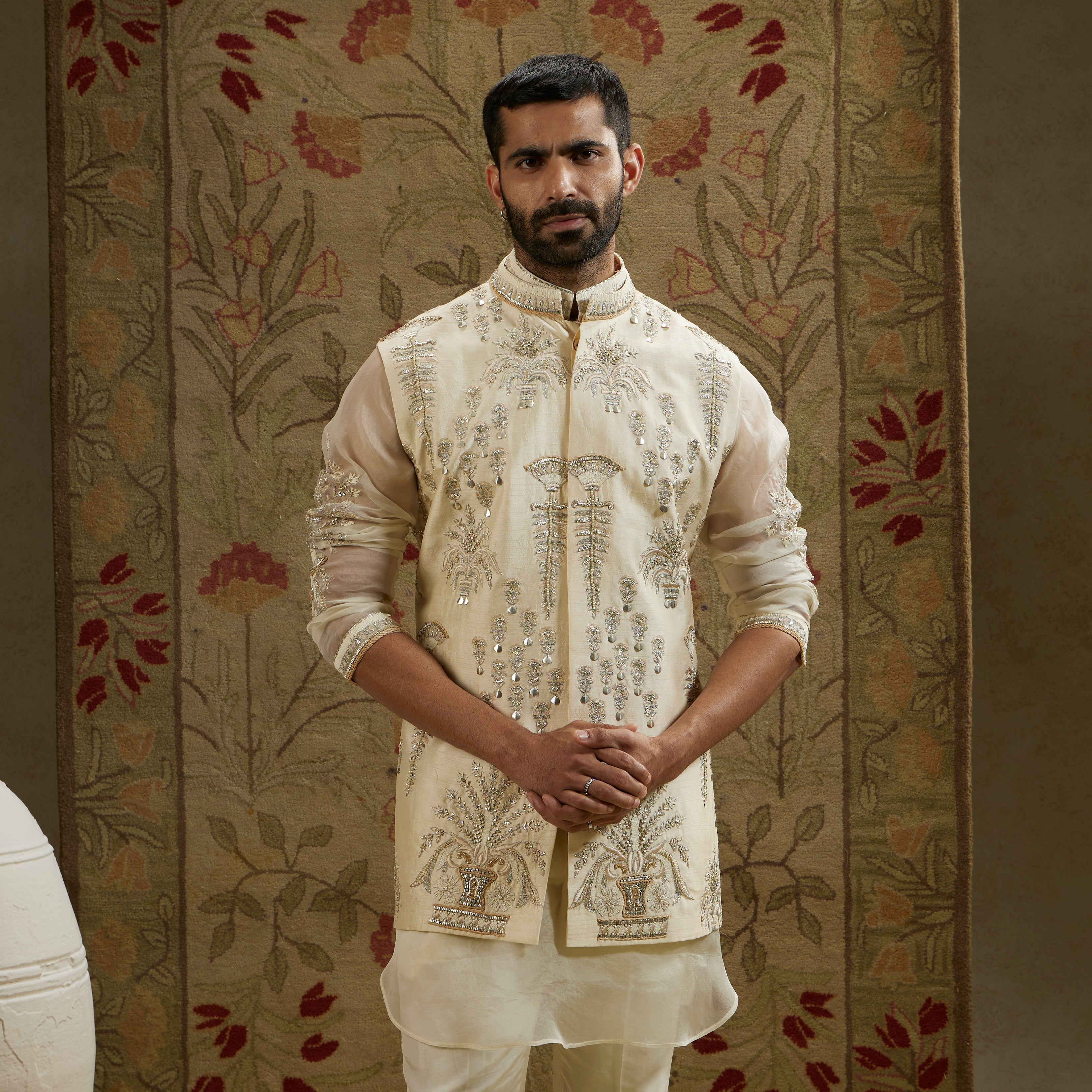 Magnolia Embellished Bundi Set