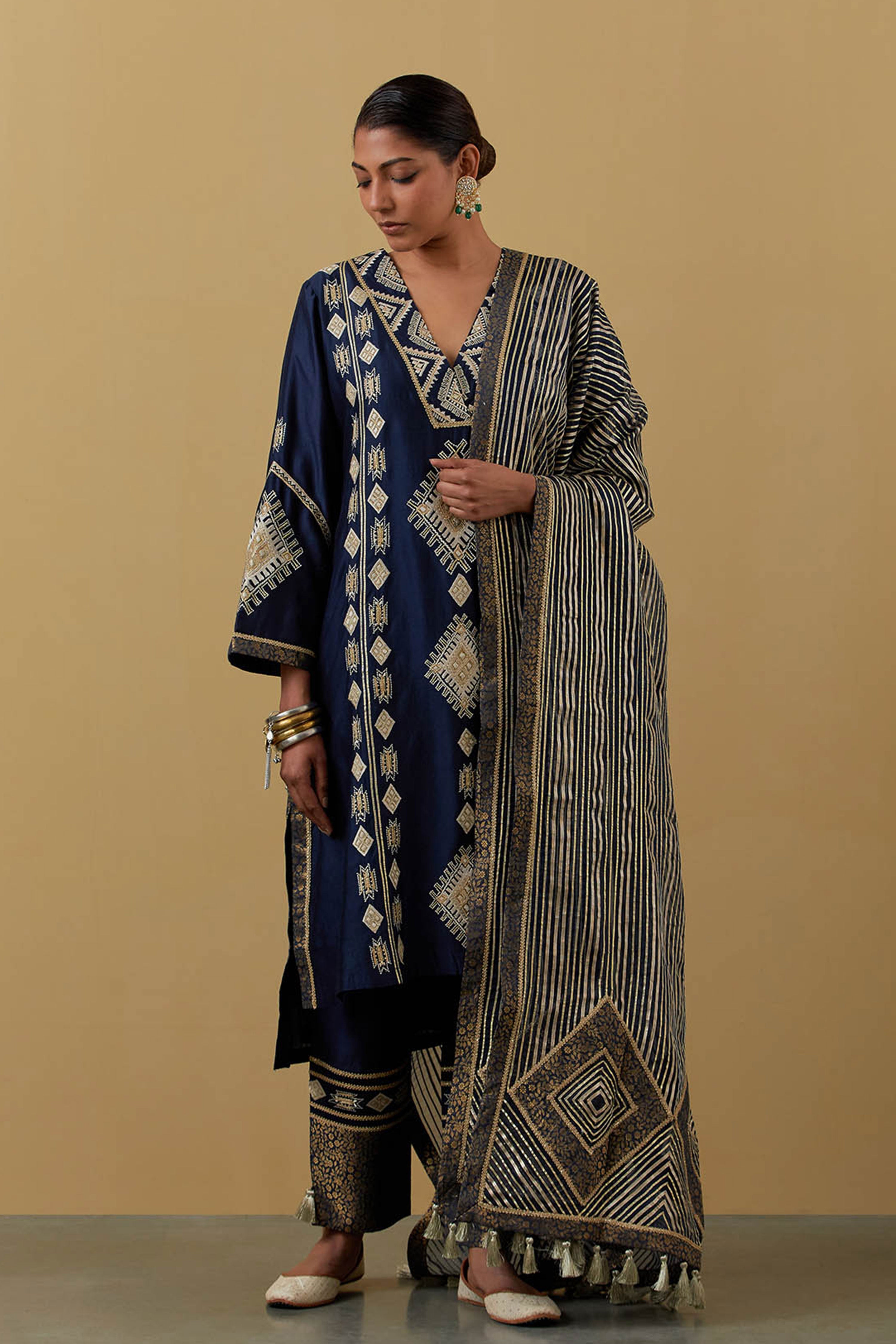 Ainaa A-Line Kurta With Pants