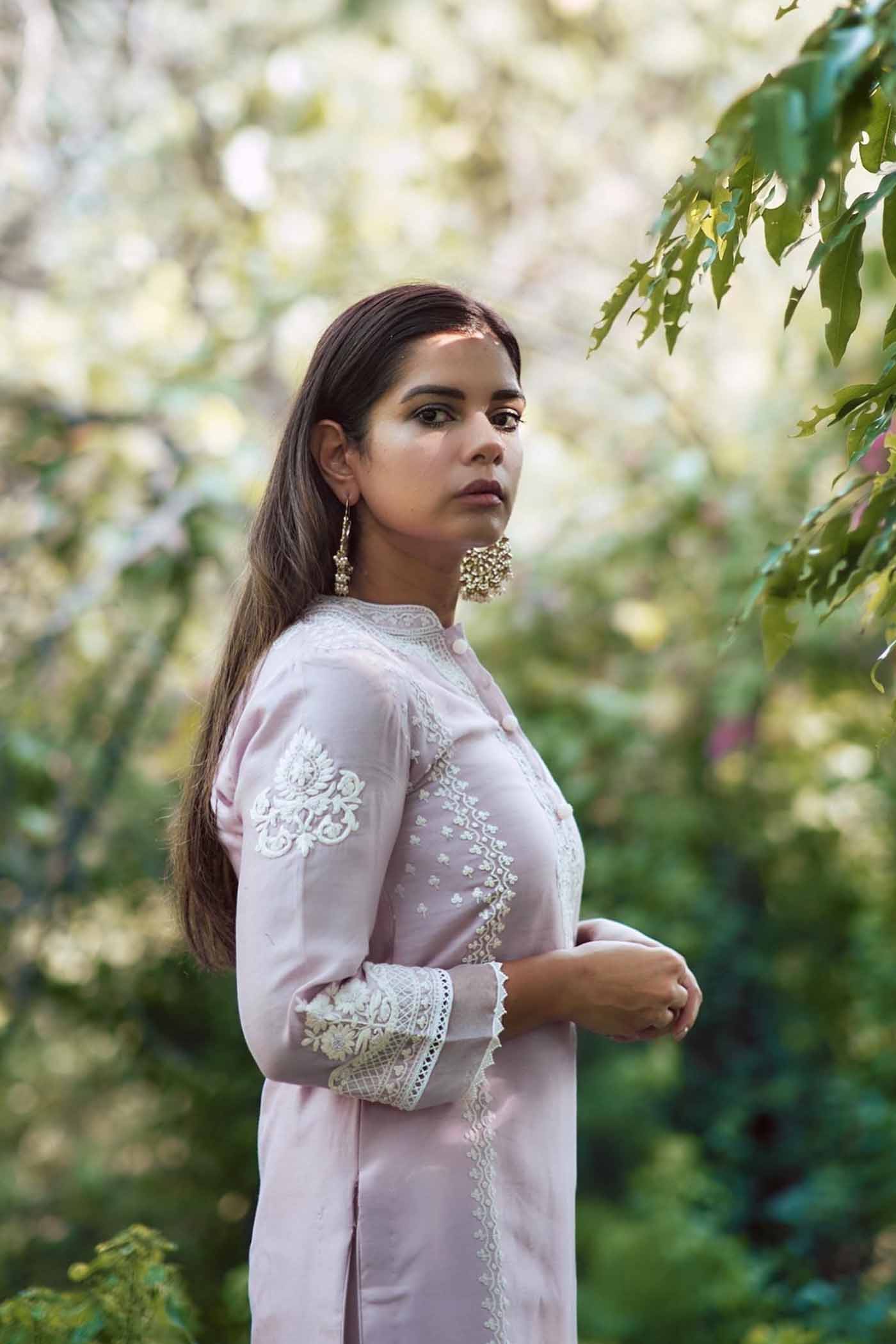 Pallavi Singh In Ayanna - Periwinkle Short Kurta With Dhoti
