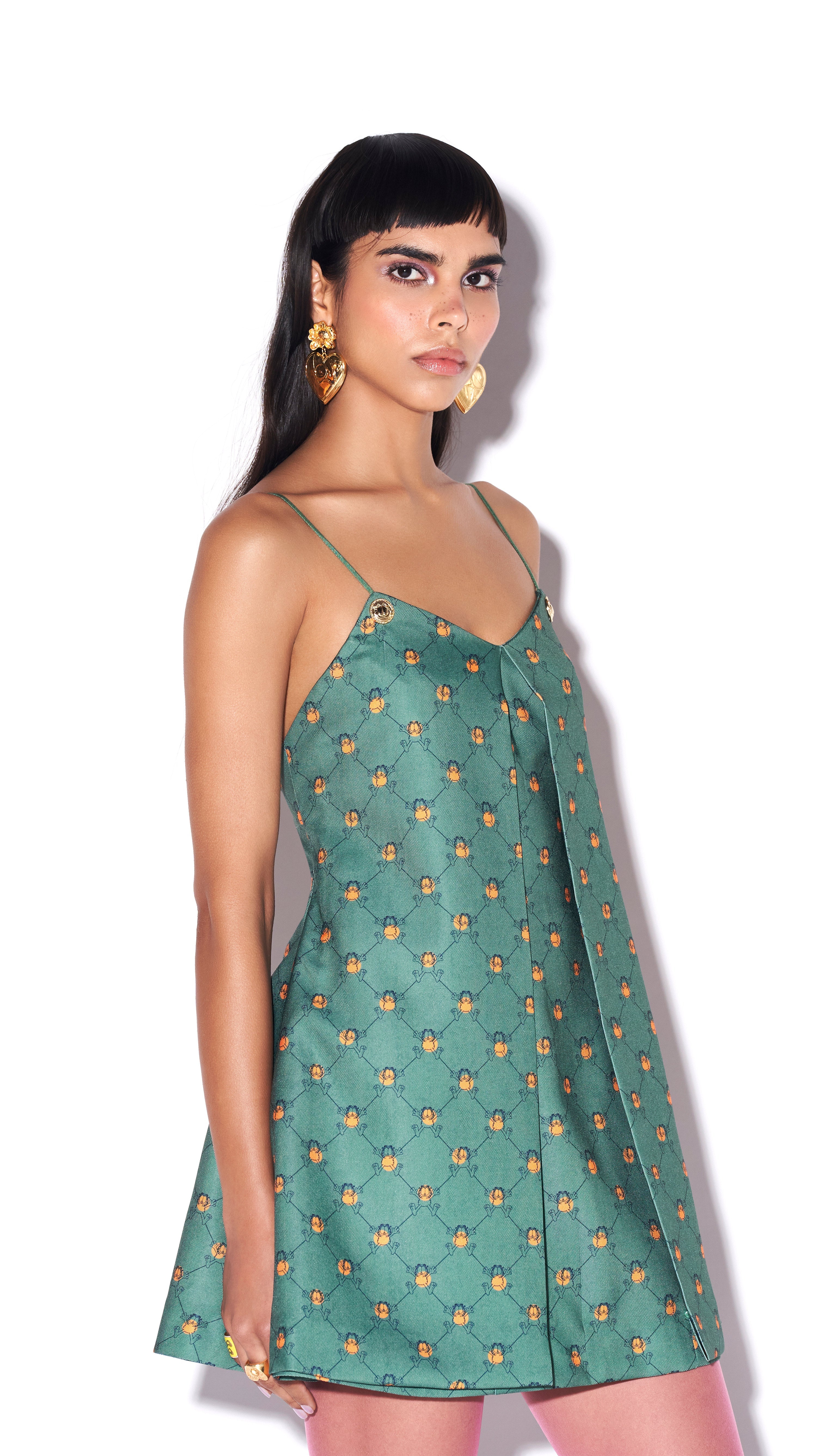 Hotter Than You - Invert Pleated Short Dress