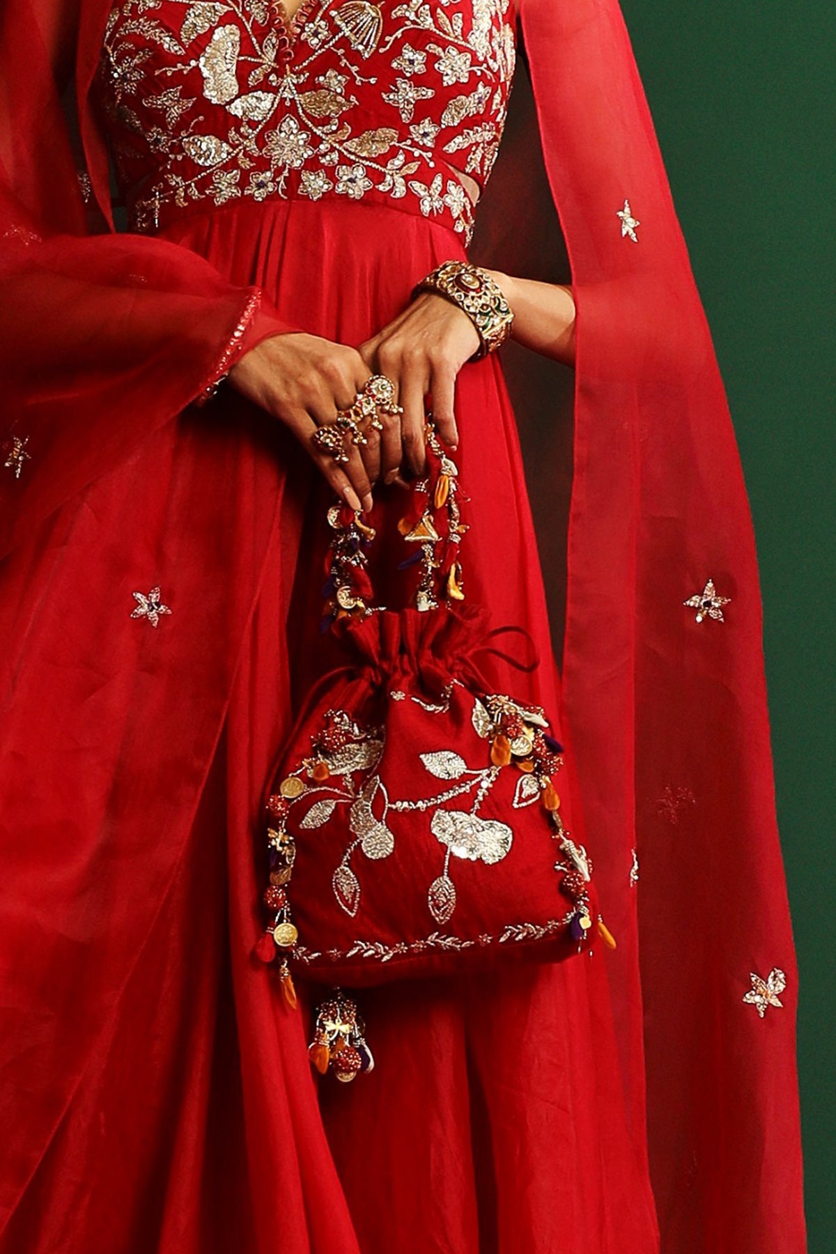 Sindoori Red Potli