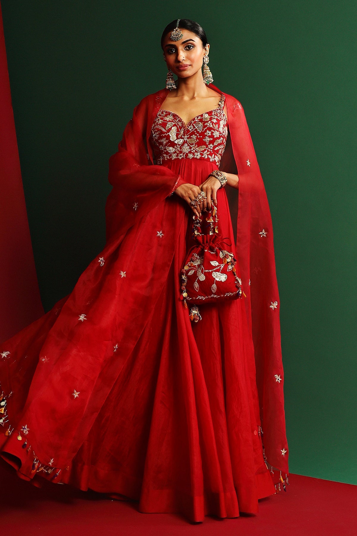 Sindoori Red Potli