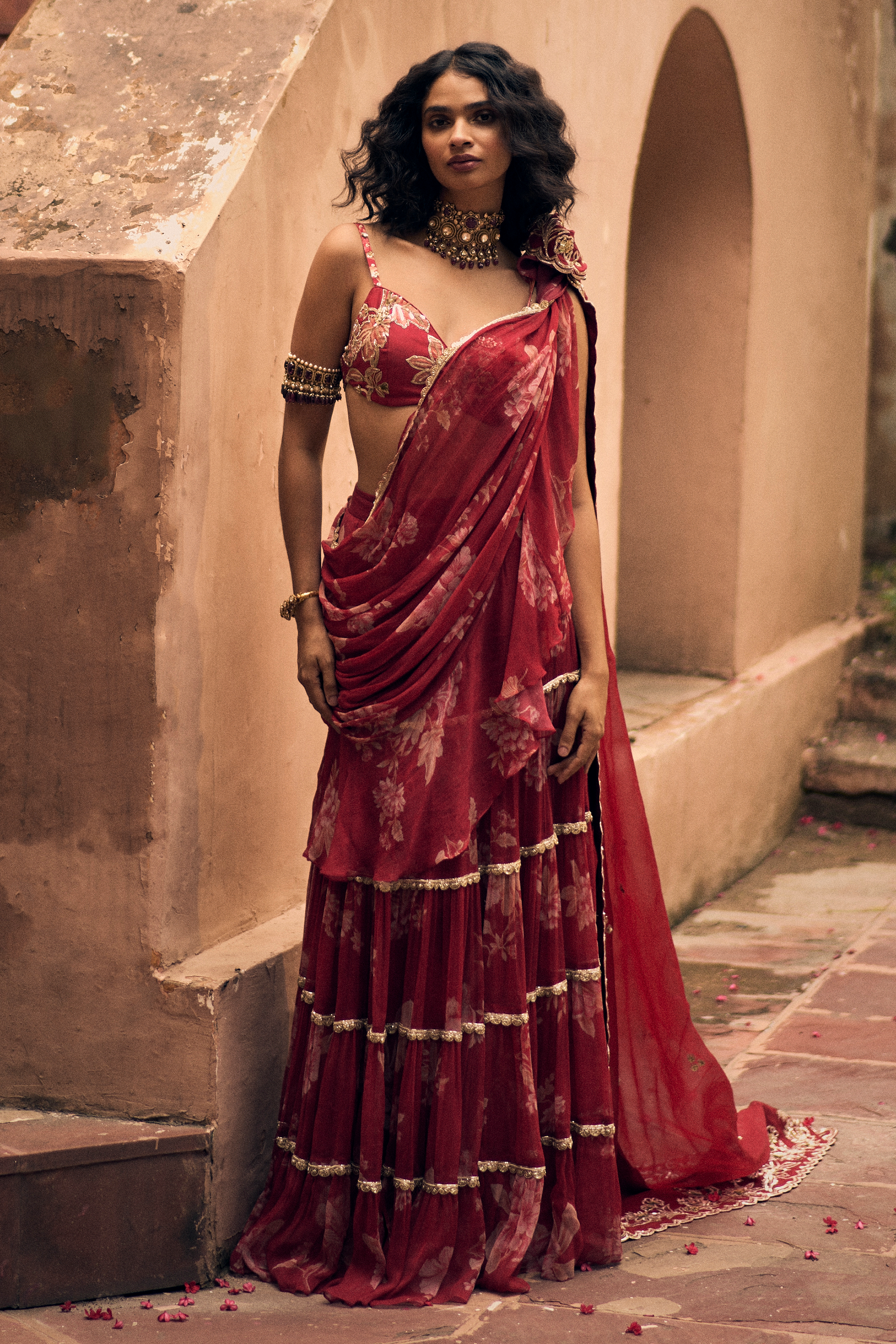 Opal Saree Set