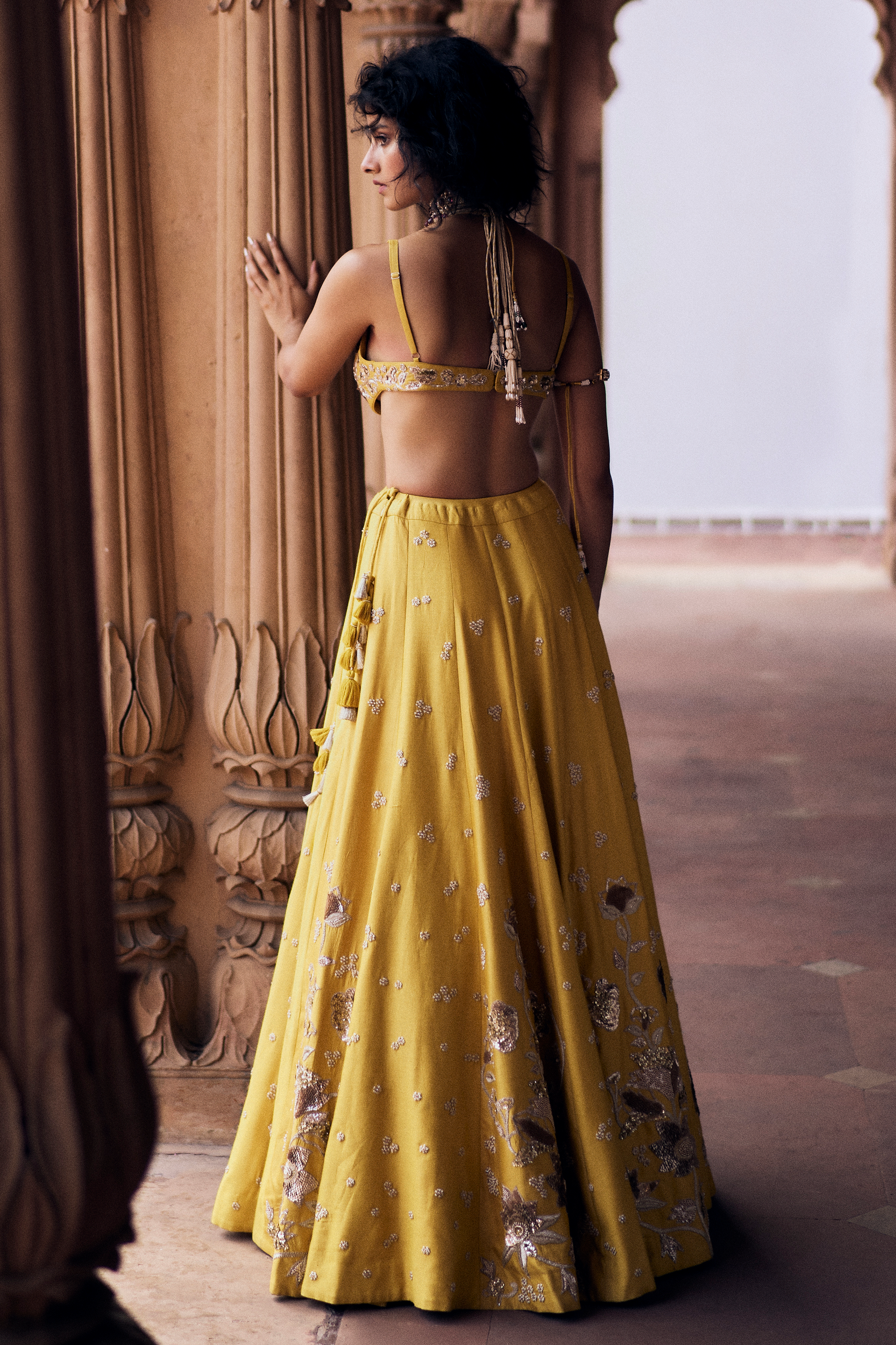 Sage Lehenga Set