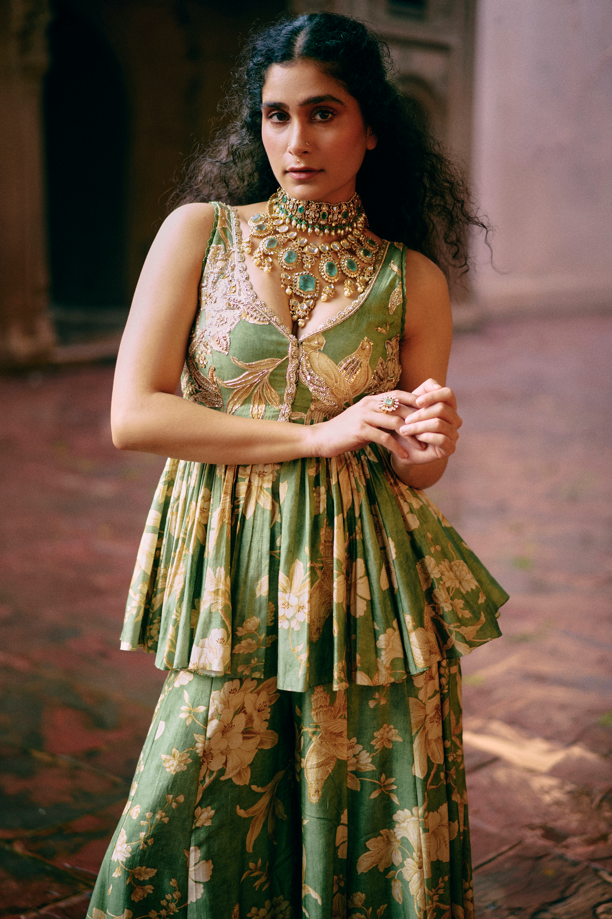 Maeve Peplum Set