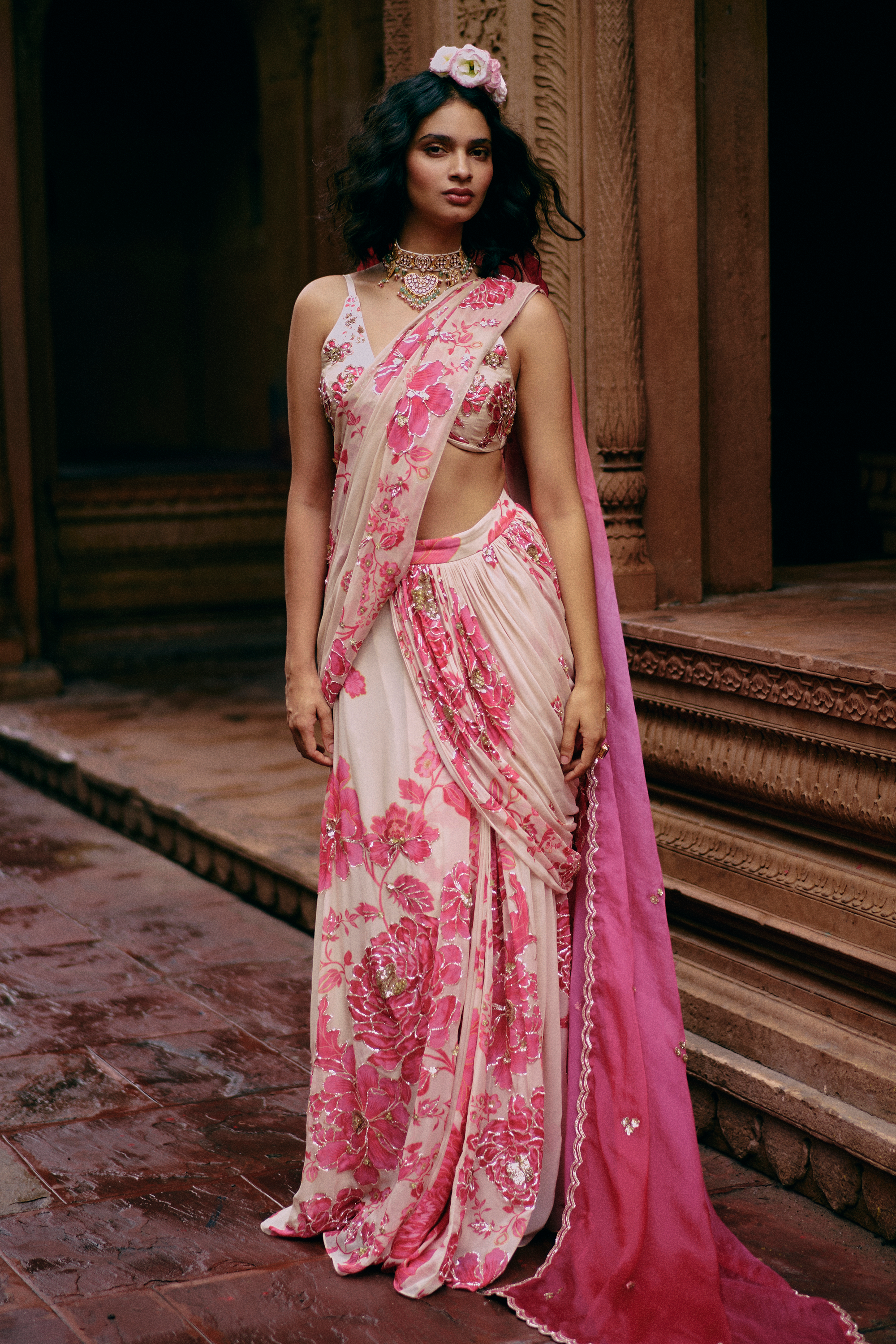 Everly Saree Set