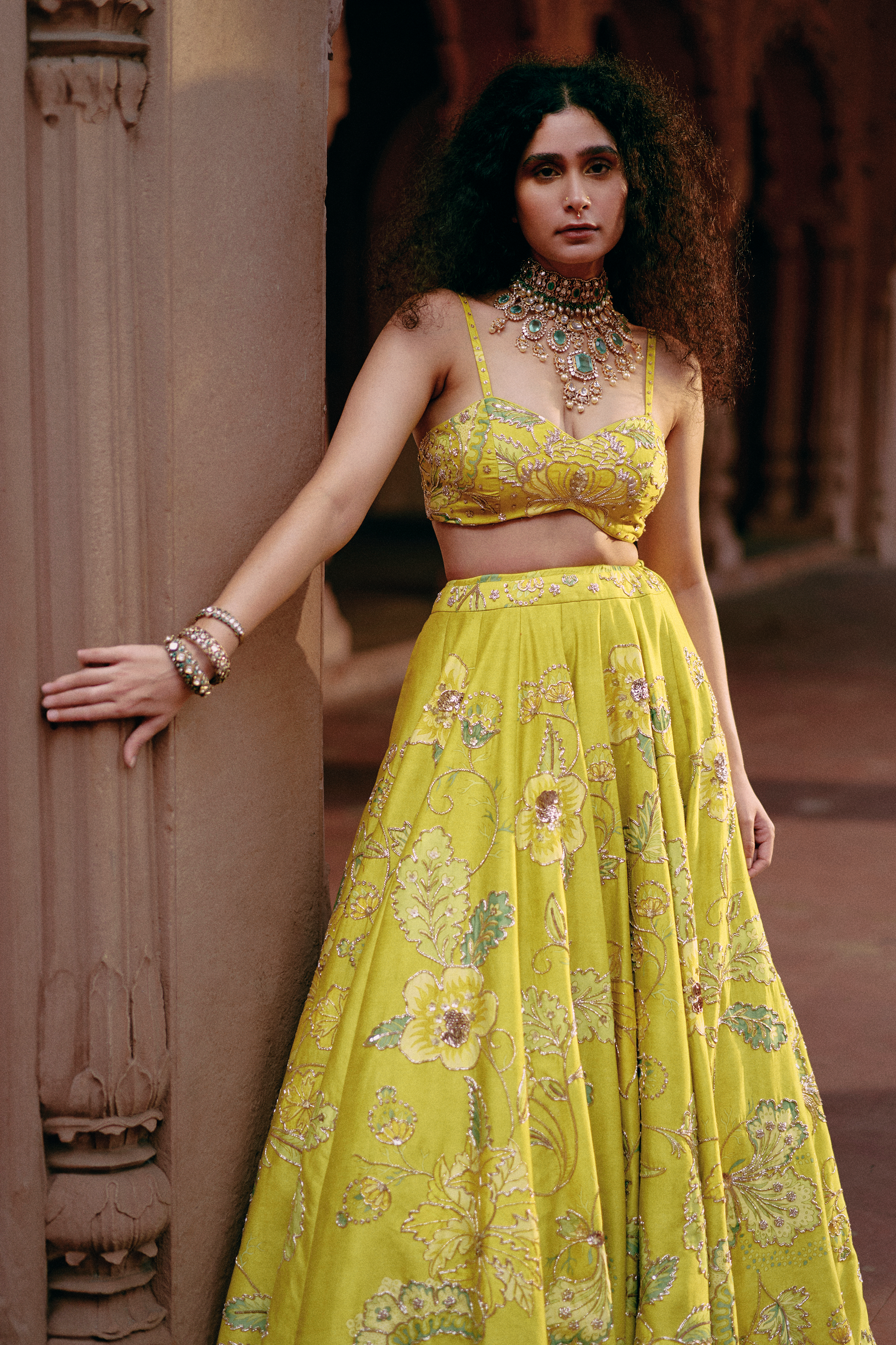 Rose Lehenga Set