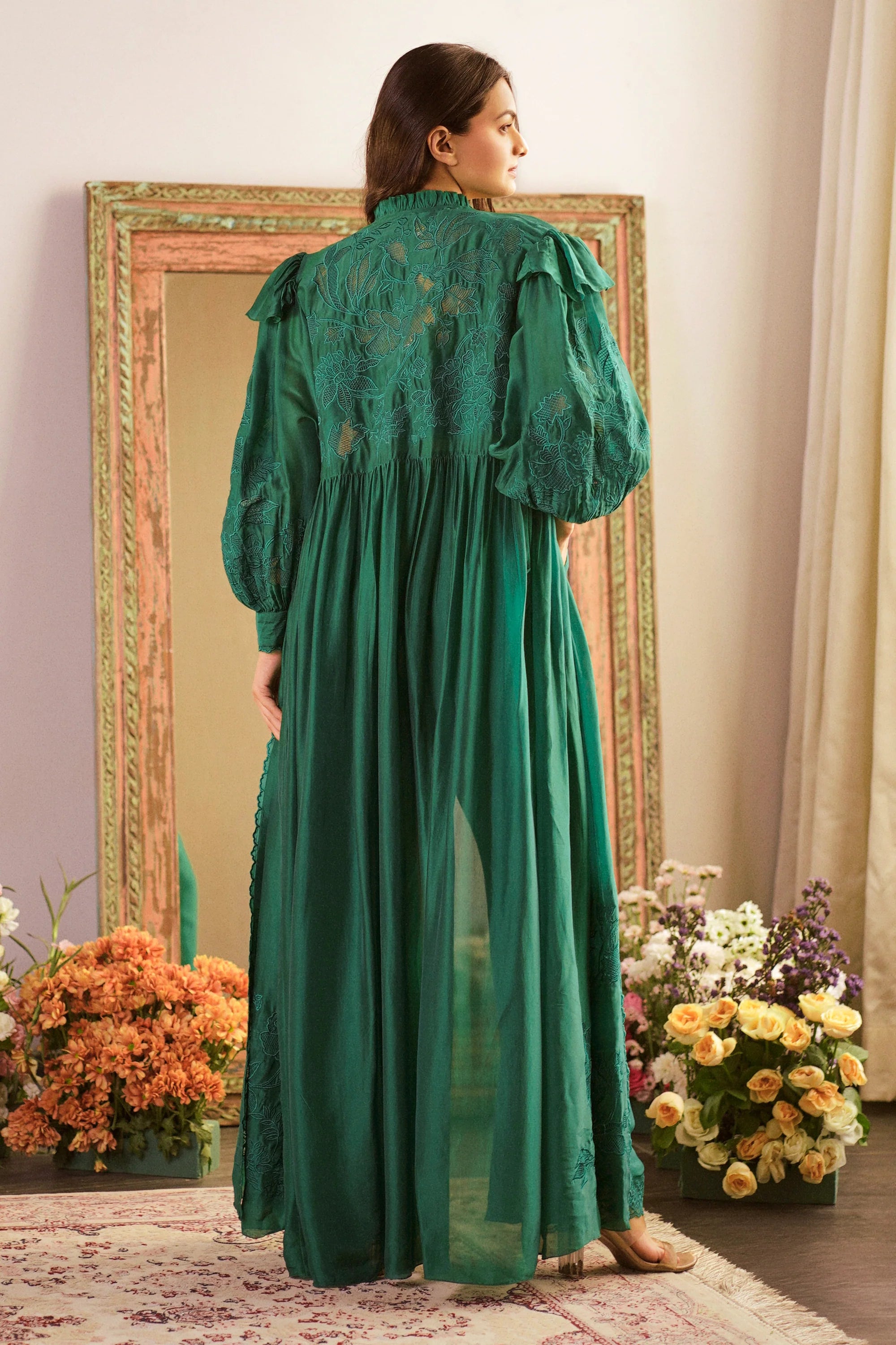 Anastasia Jacket Set – Green
