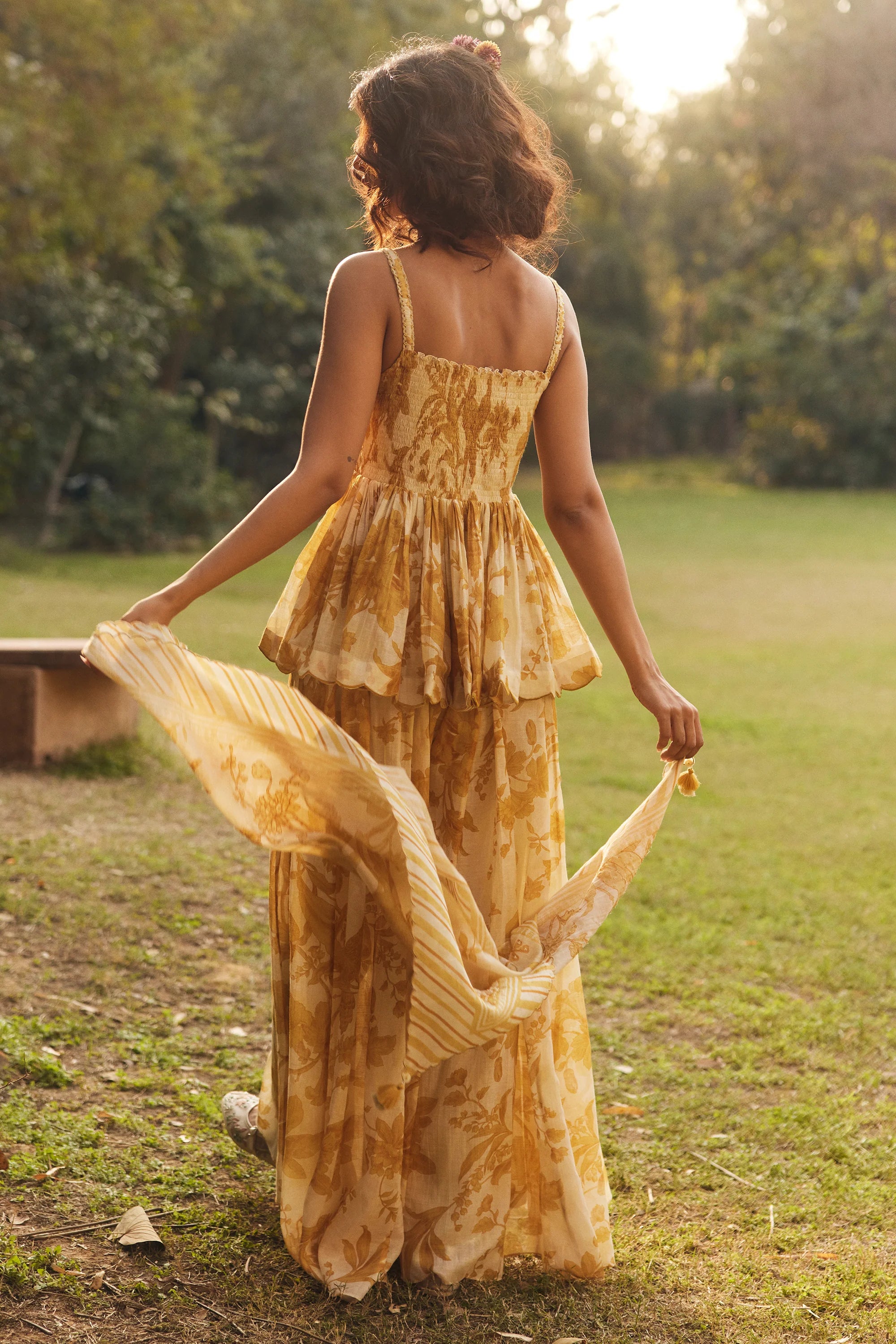 Anya Peplum Set
