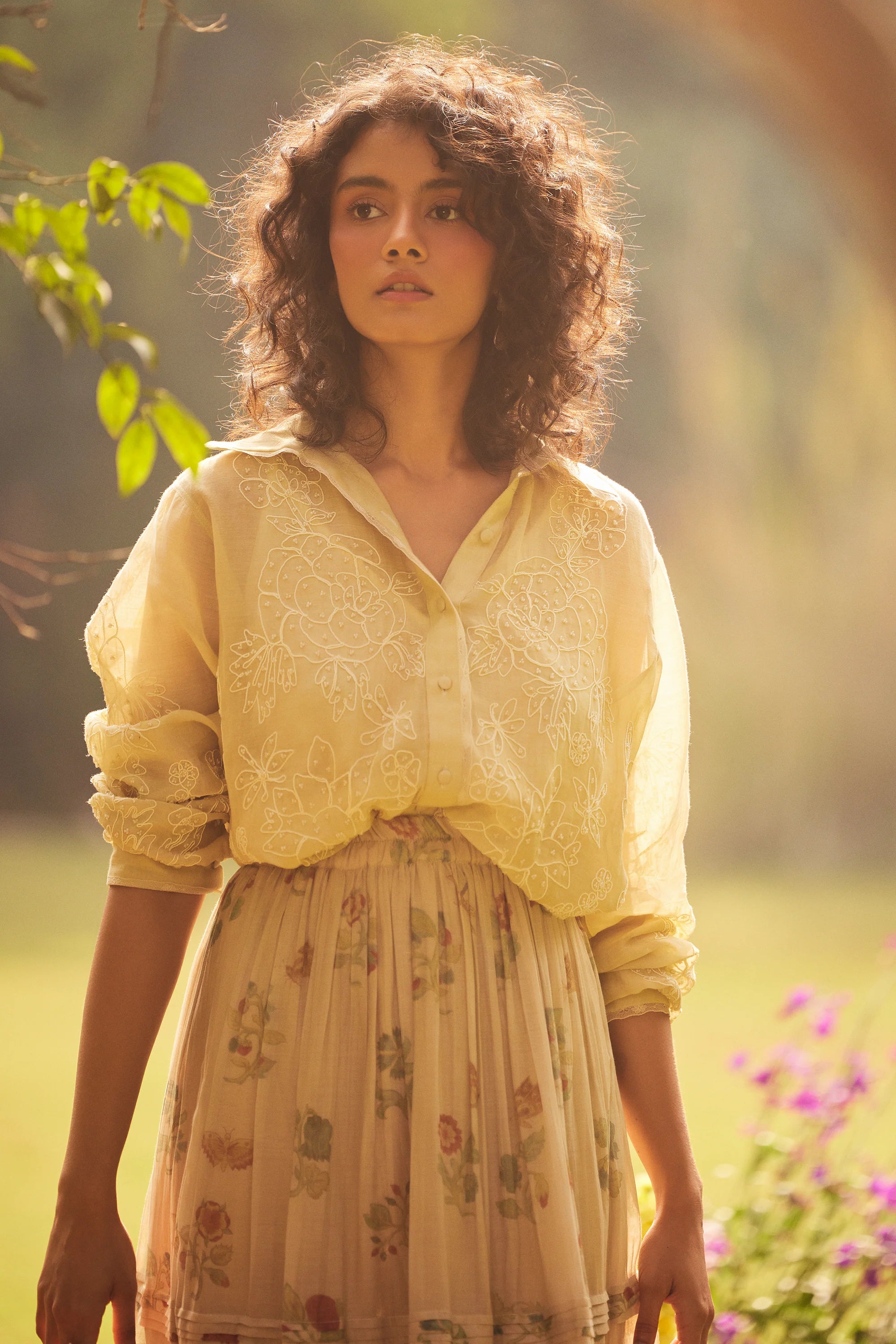 Cassandra Skirt Set – Ivory