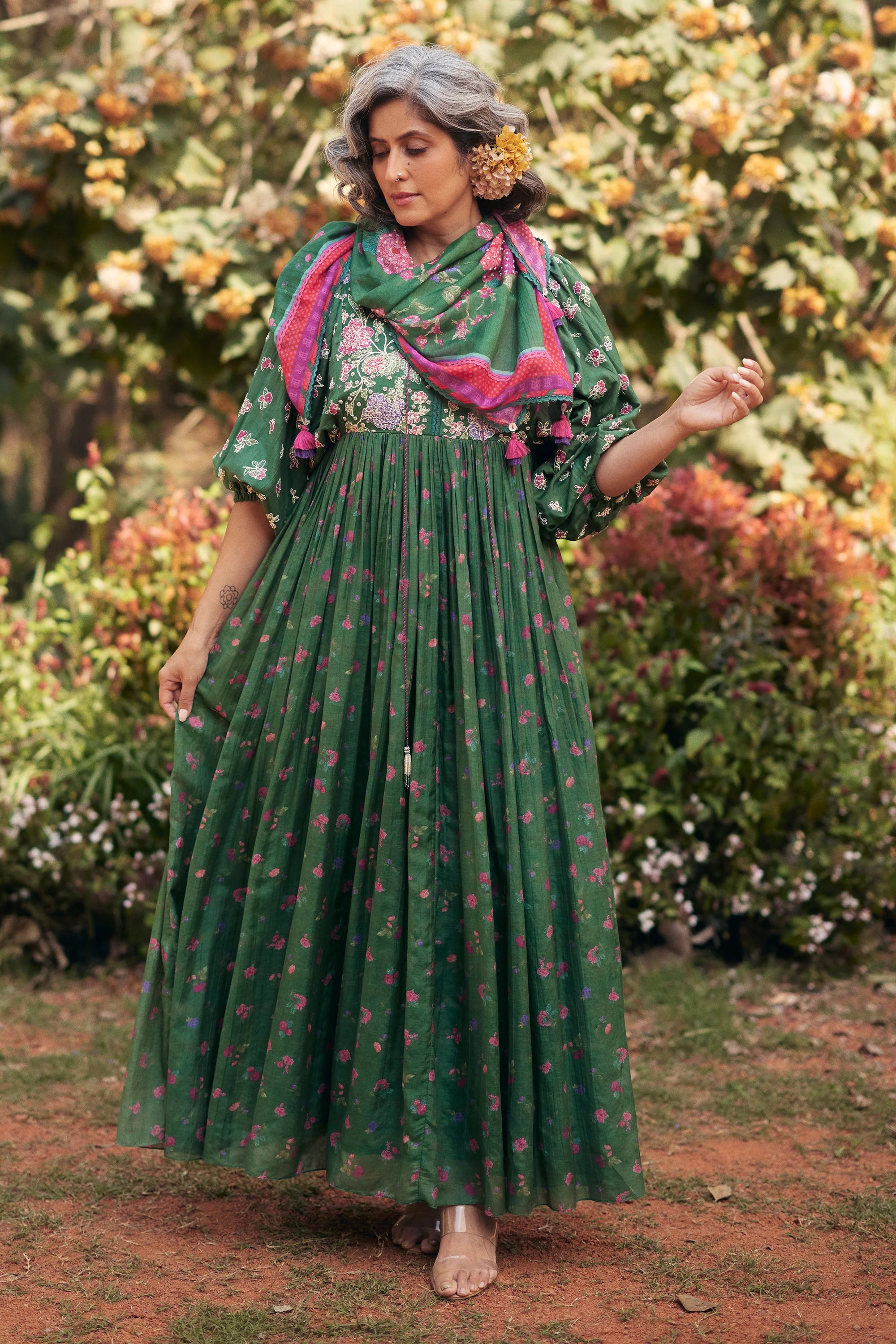 Lucy Maxi Set – Fern Green