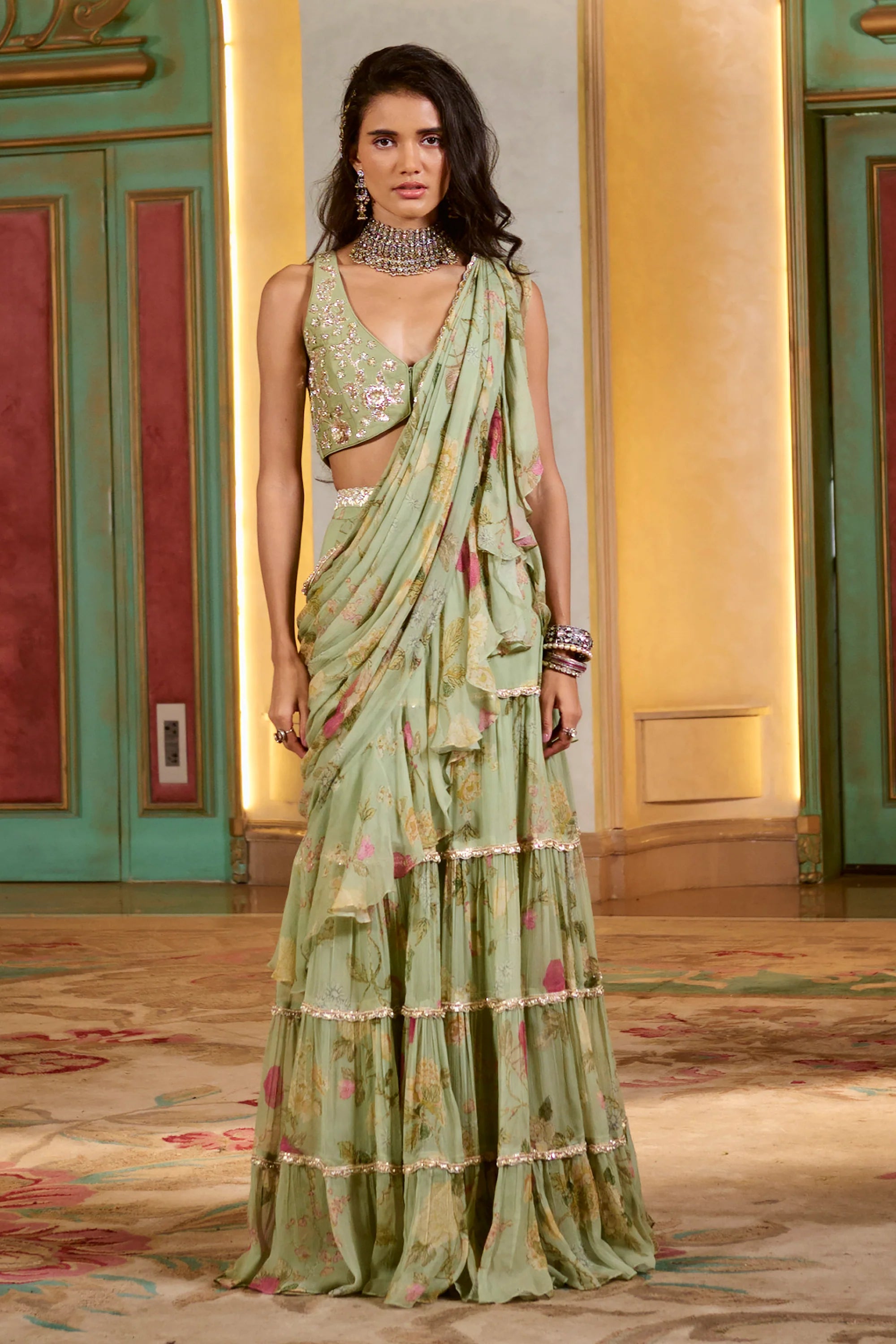 Misaki Saree Set