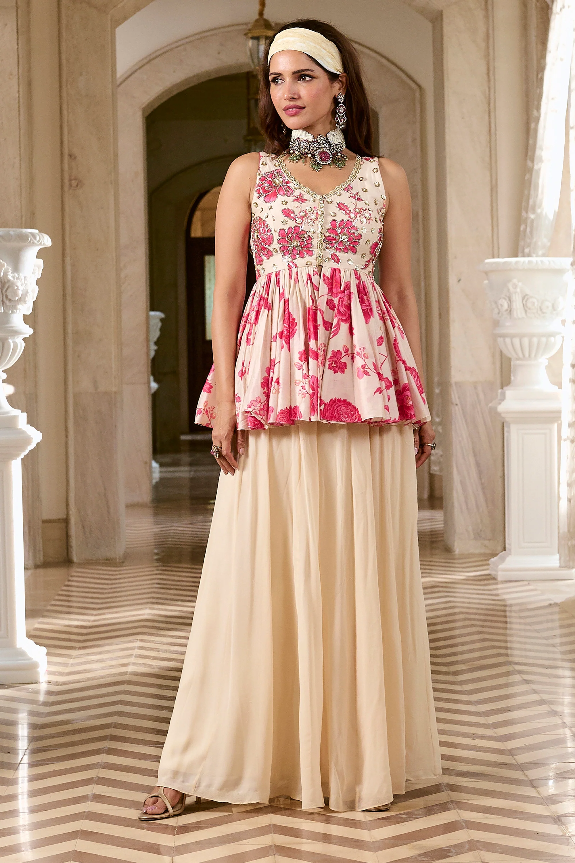 Nishi Peplum Set