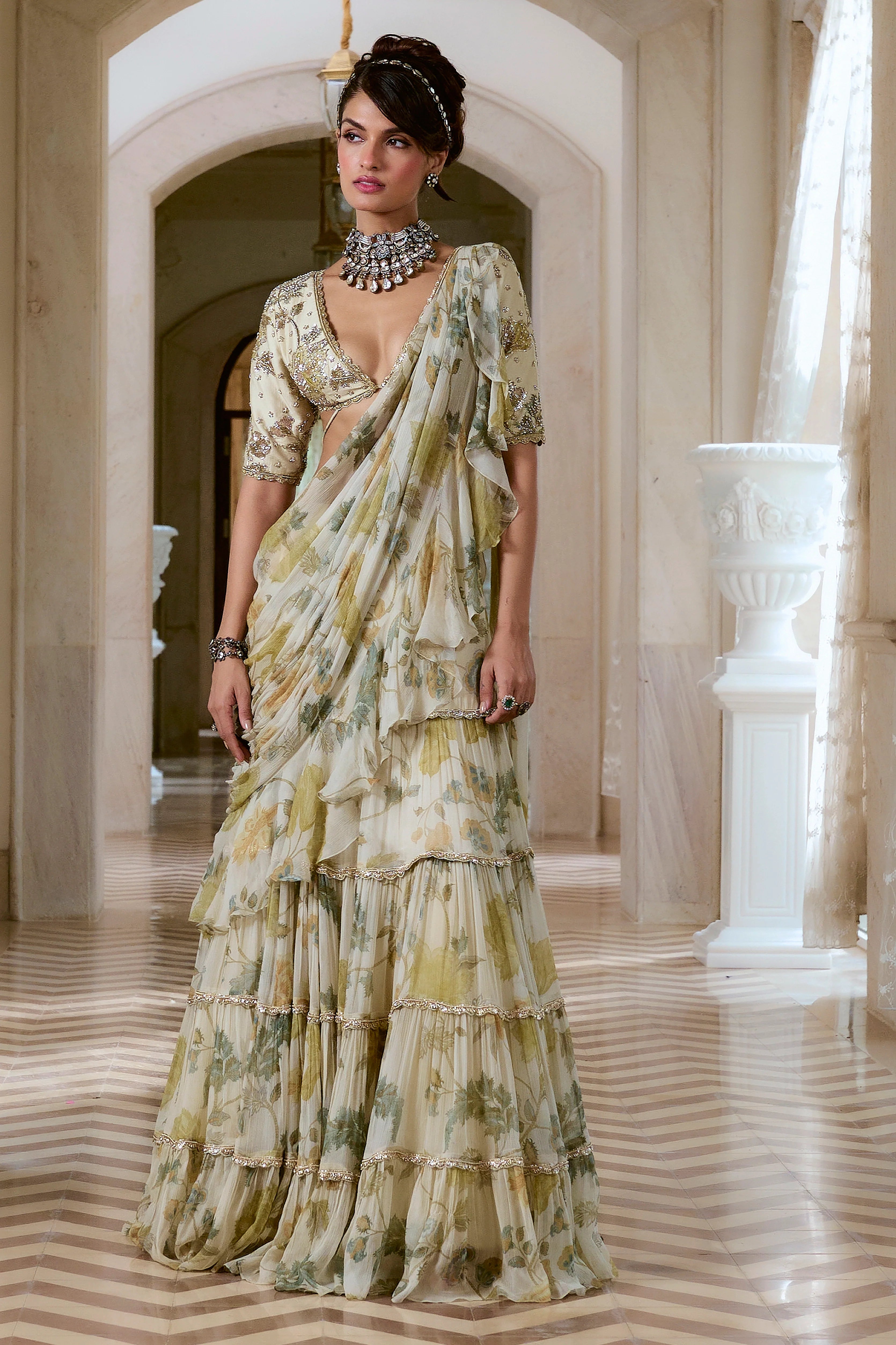 Perla Saree Set