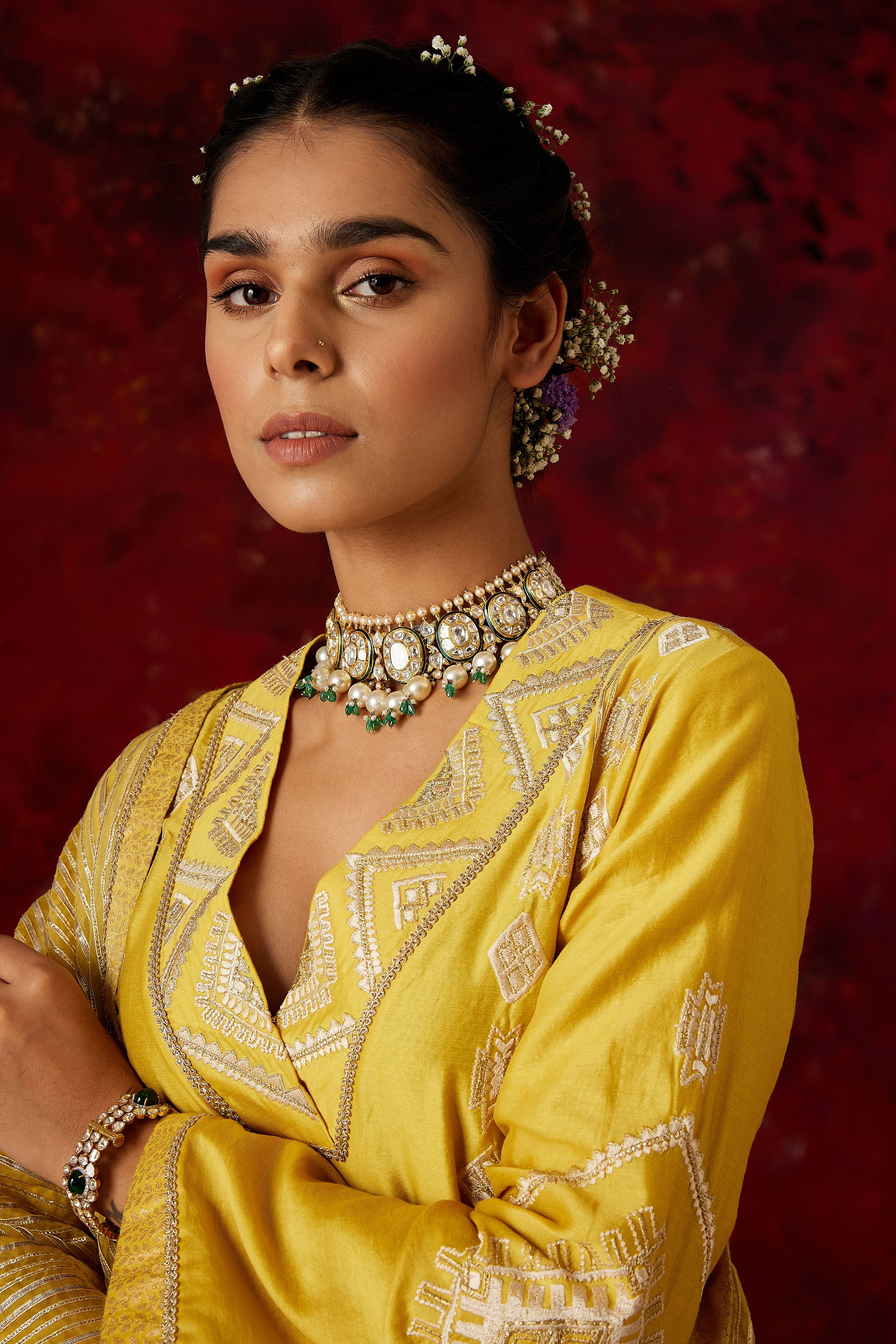 Ainaa A-Line Kurta With Pants