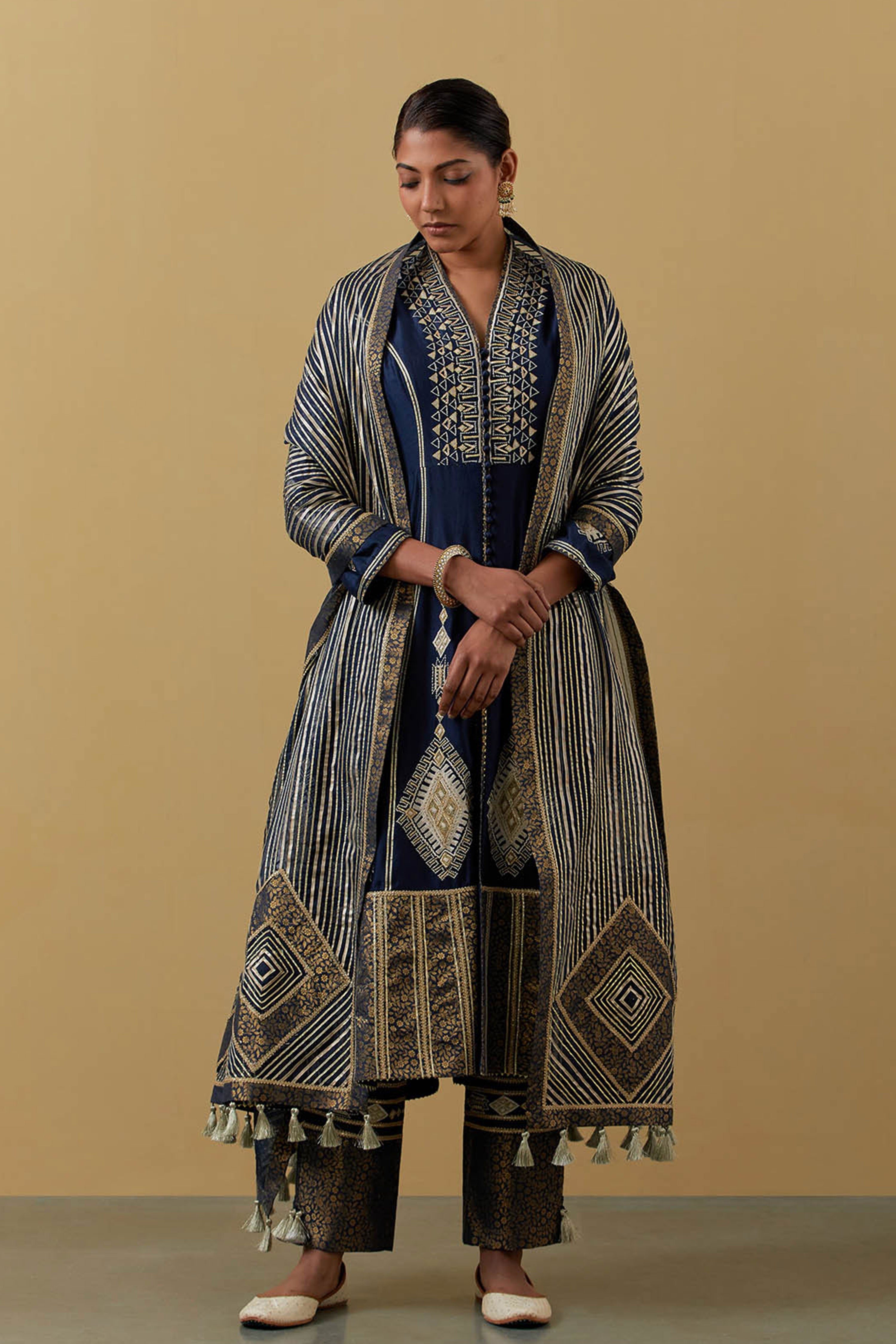 Ainaa Yoke Cut Kurta With Pants