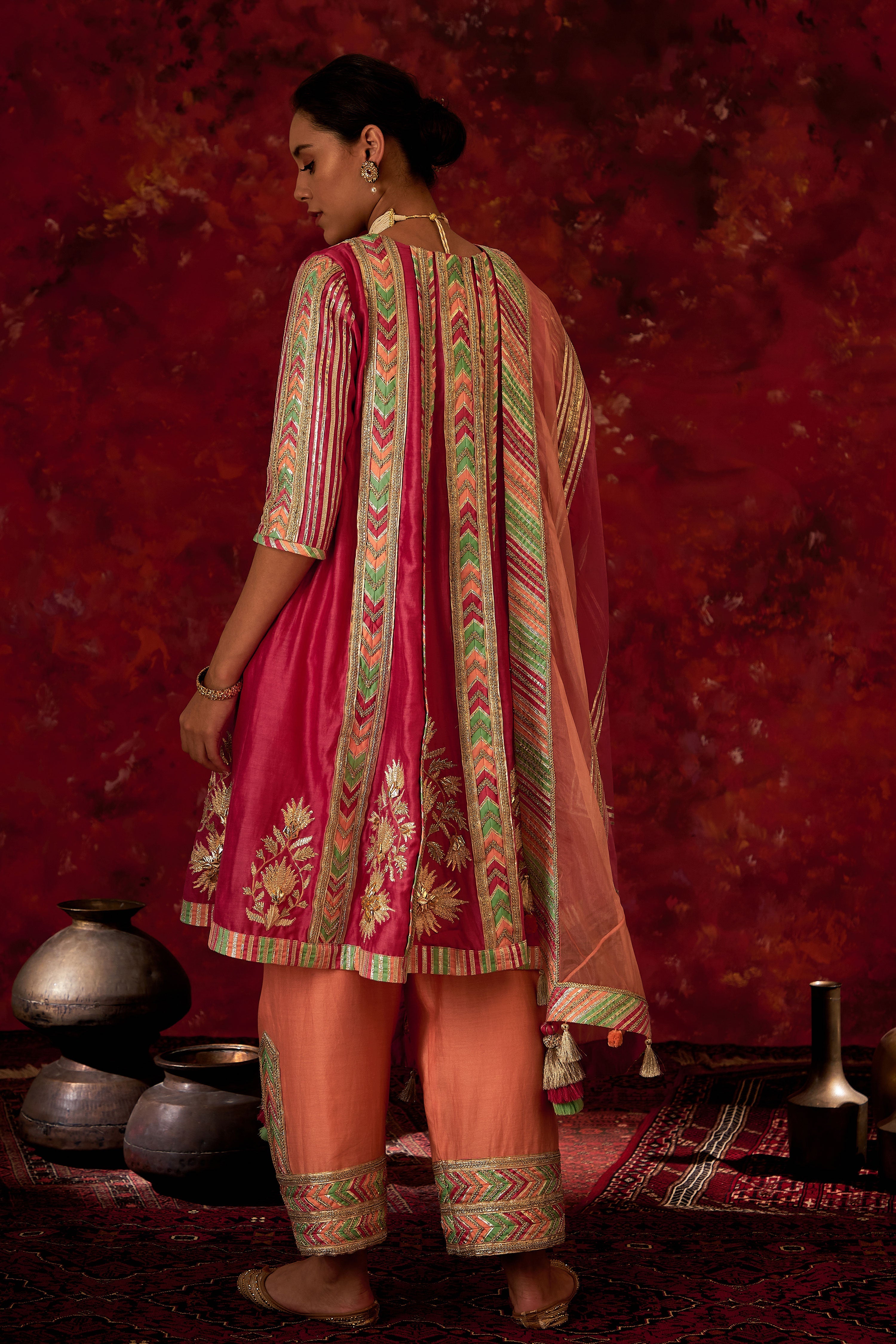 Sitara A-Line Kurta With Pants
