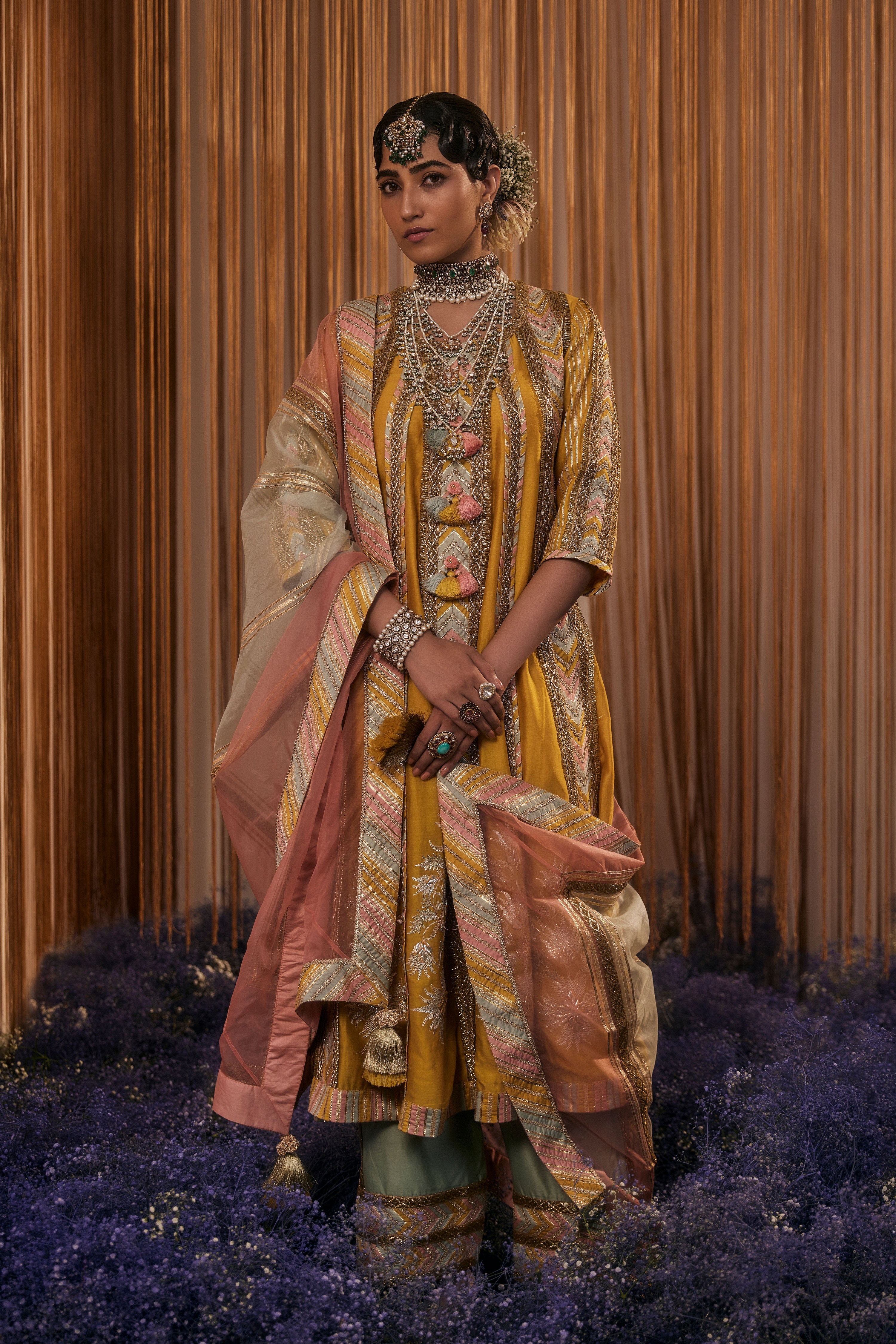 Sitara A-Line Kurta With Pants