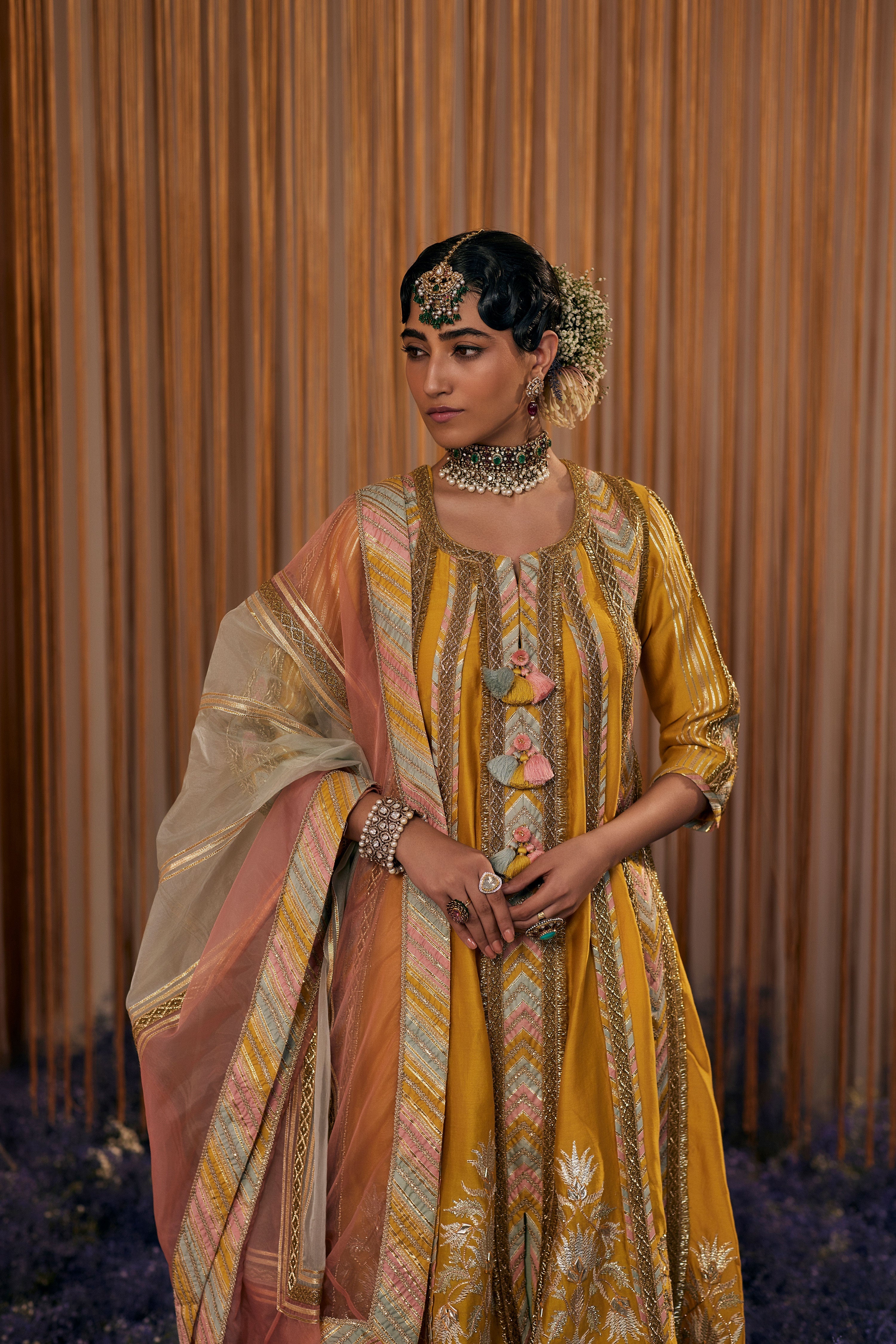 Sitara A-Line Kurta With Pants