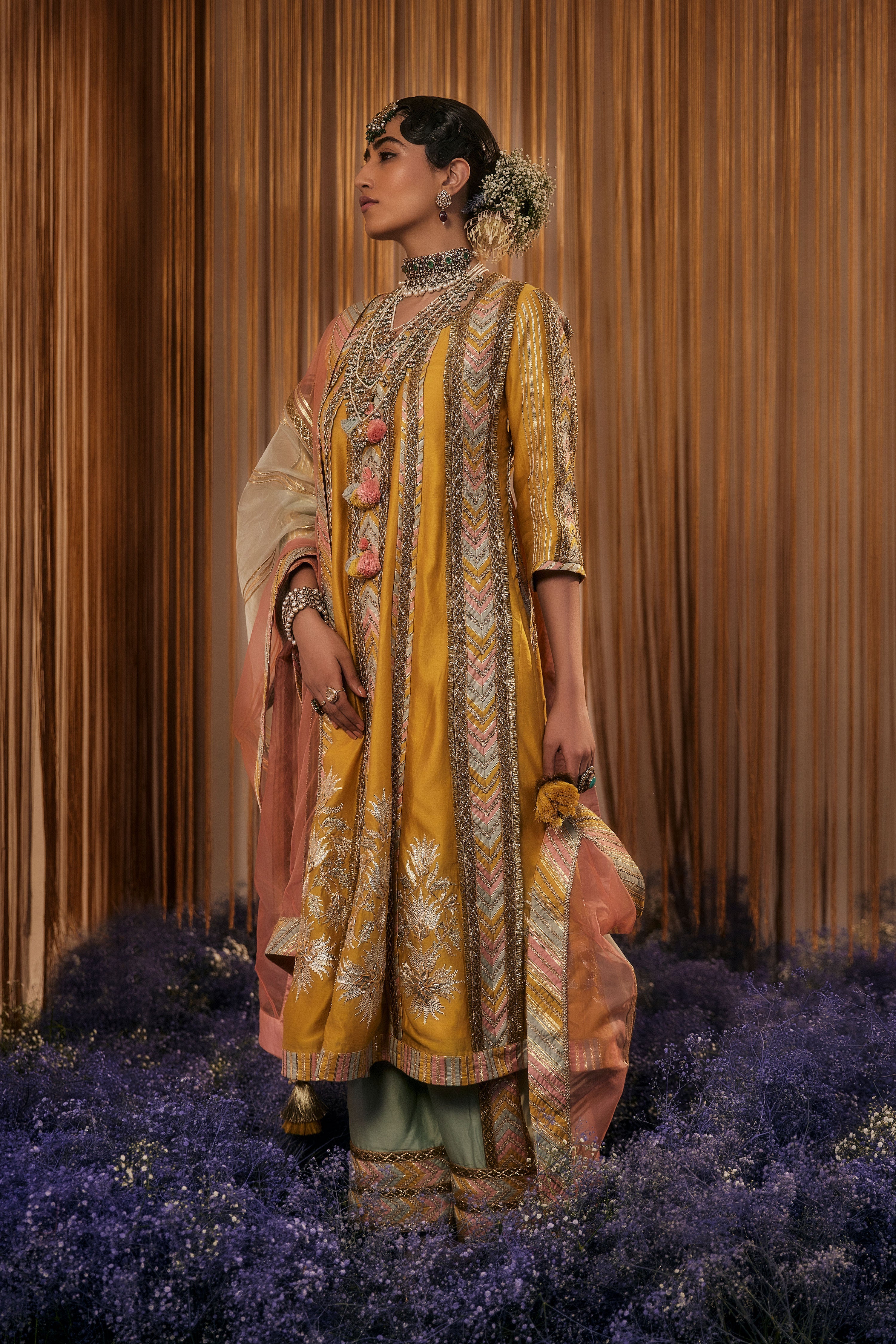 Sitara A-Line Kurta With Pants