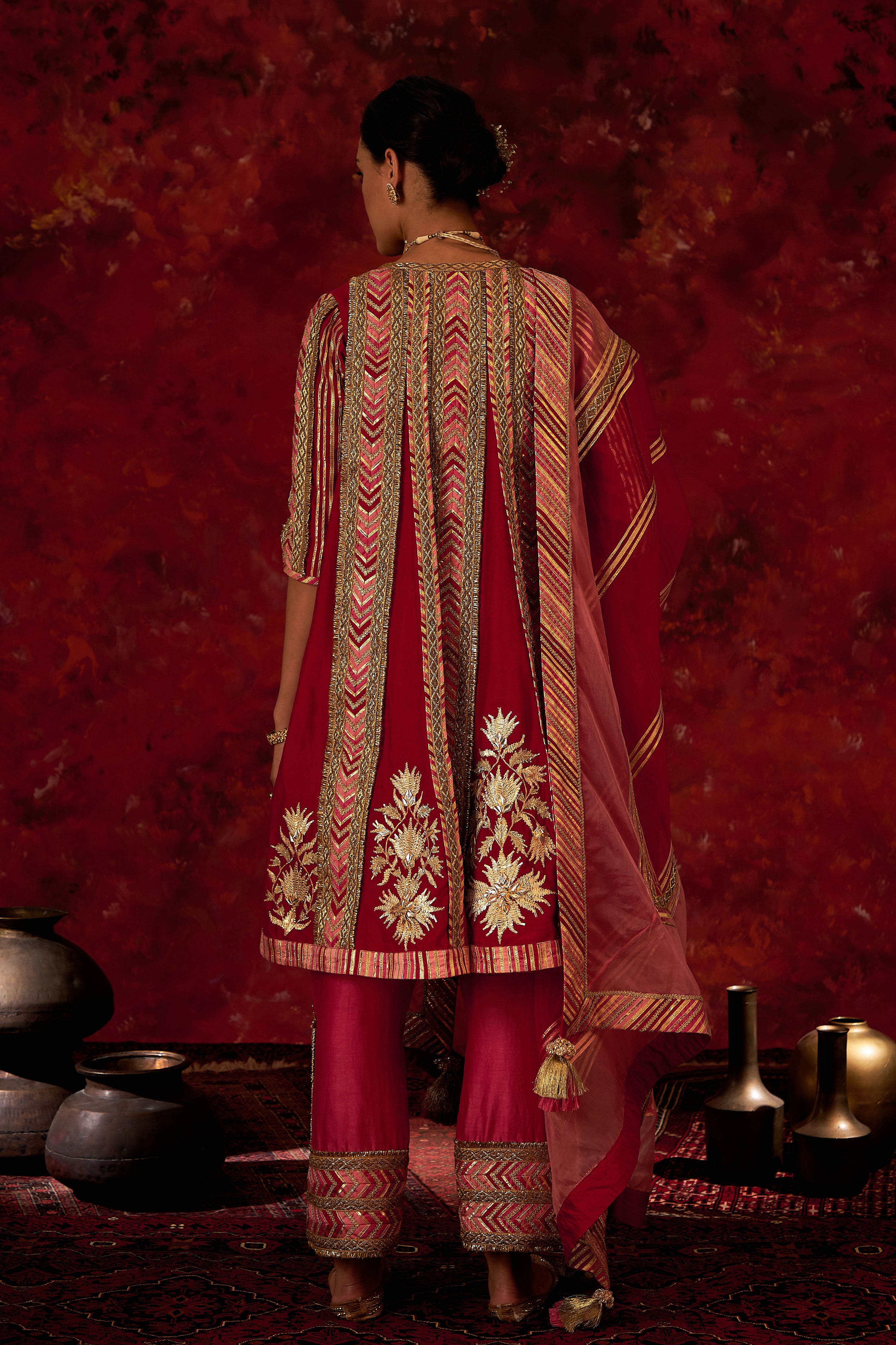 Sitara A-Line Kurta With Pants