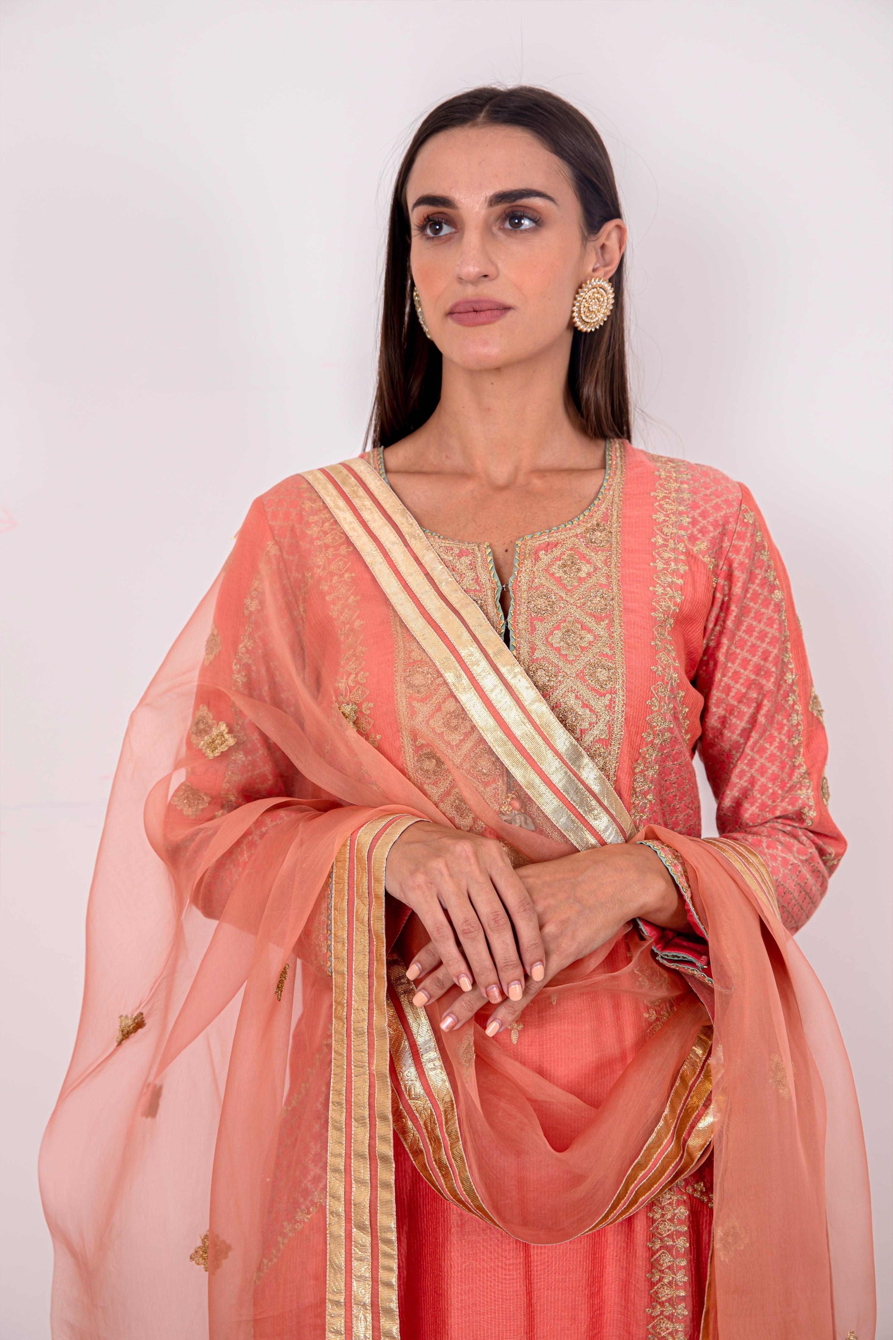 Mahira Long Kurta With Straight Pants