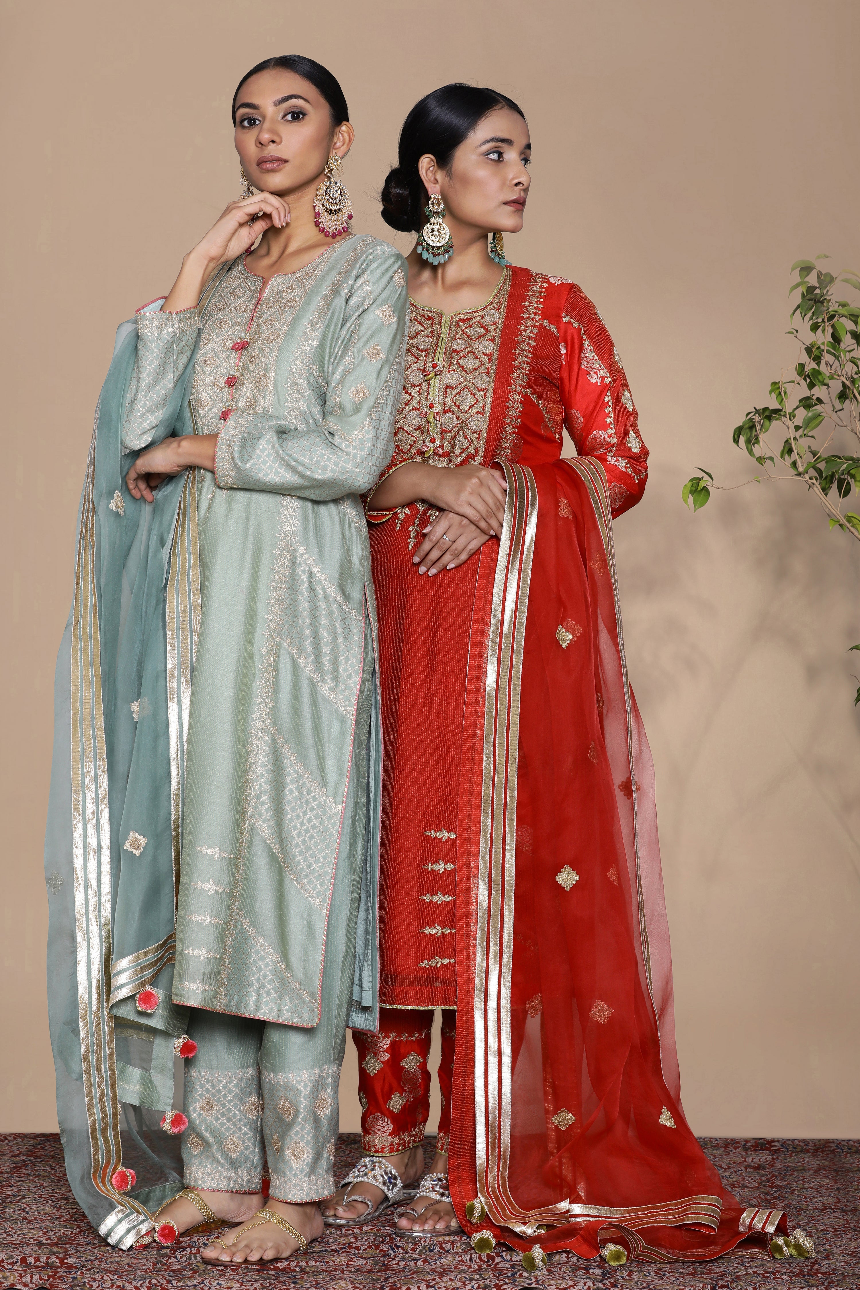 Mahira Long Kurta With Straight Pants