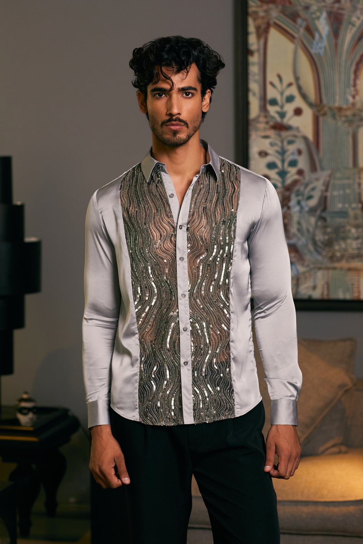 Goe Drip Panel Shirt (B)