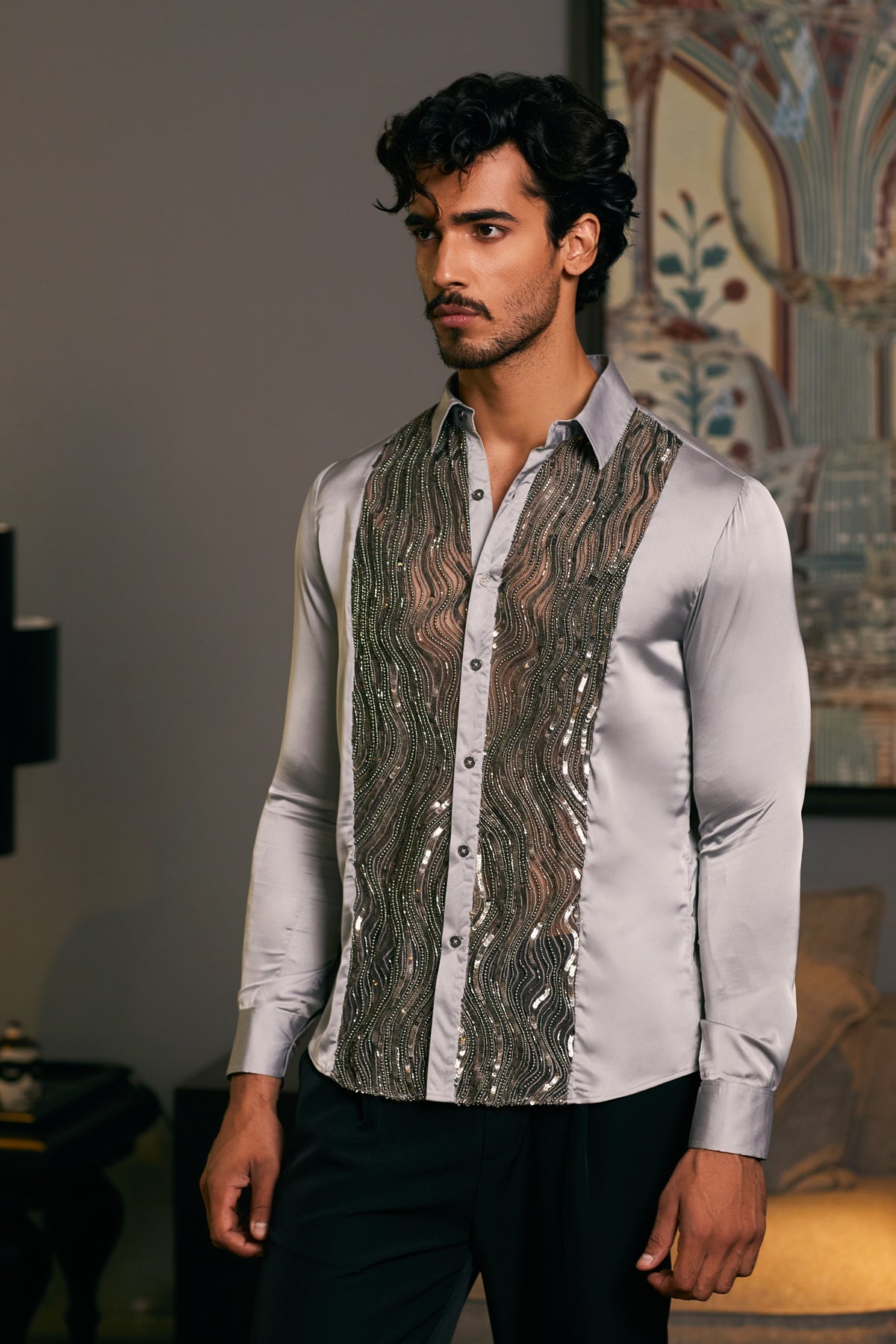 Goe Drip Panel Shirt (B)