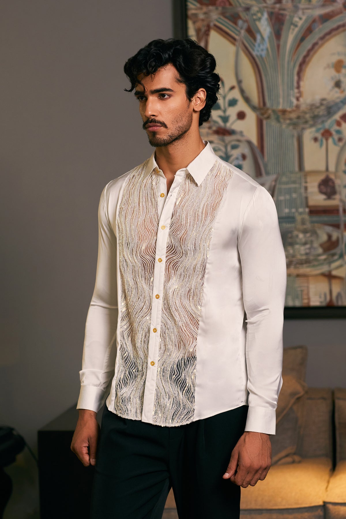 Goe Drip Panel Shirt (C)