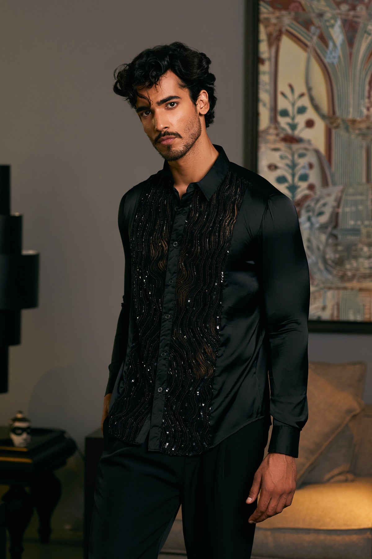 Goe Drip Panel Shirt (A)