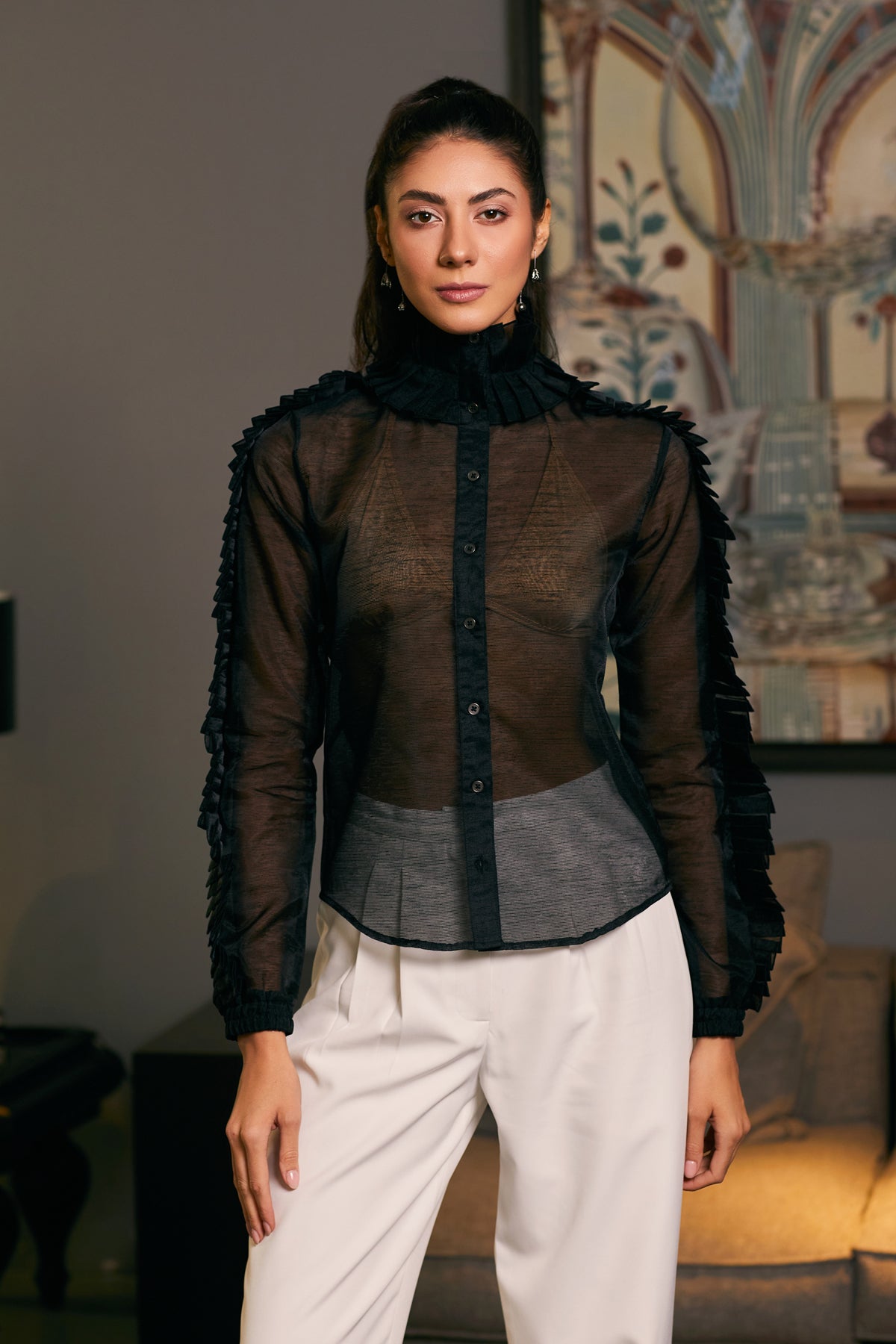 Goe Pleated Shirt (A)