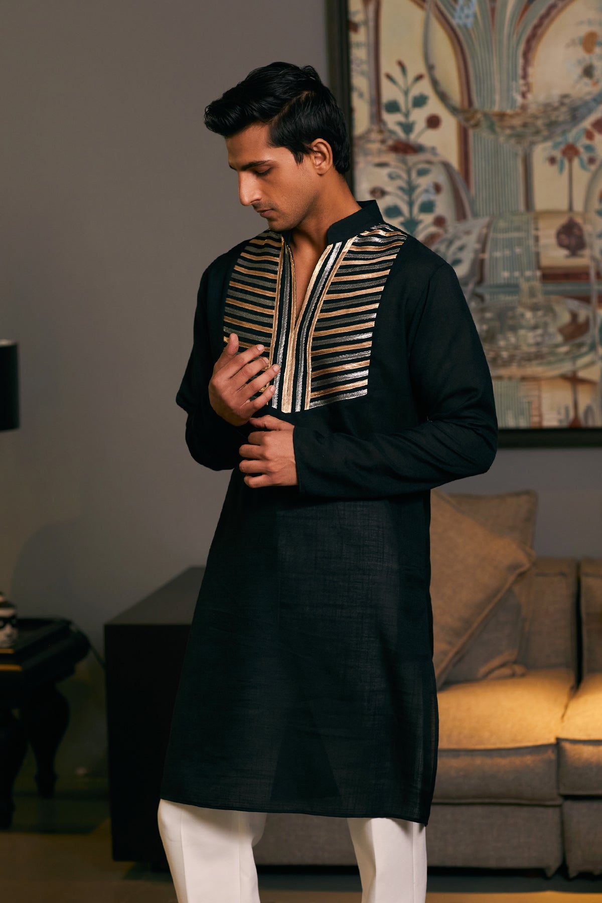 Goe Metallic Kurta (A)