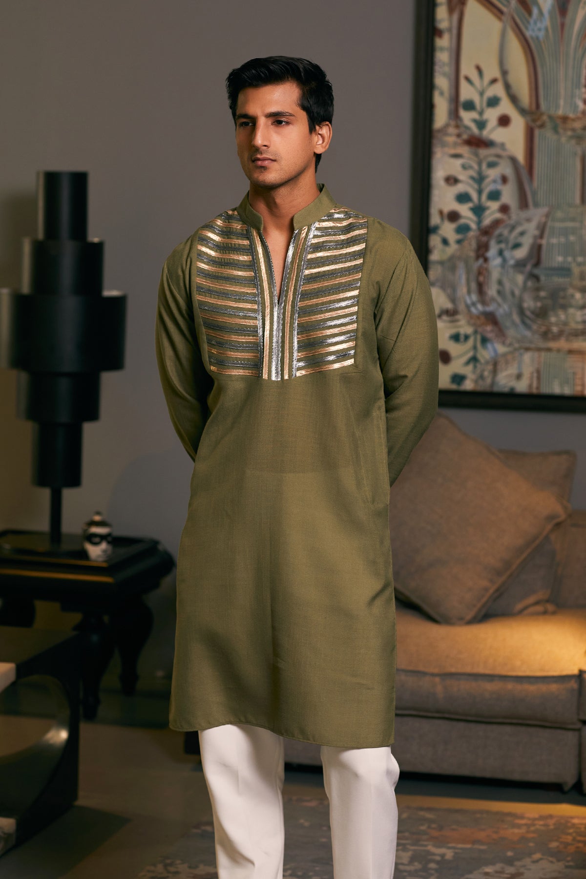 Goe Metallic Kurta (D)