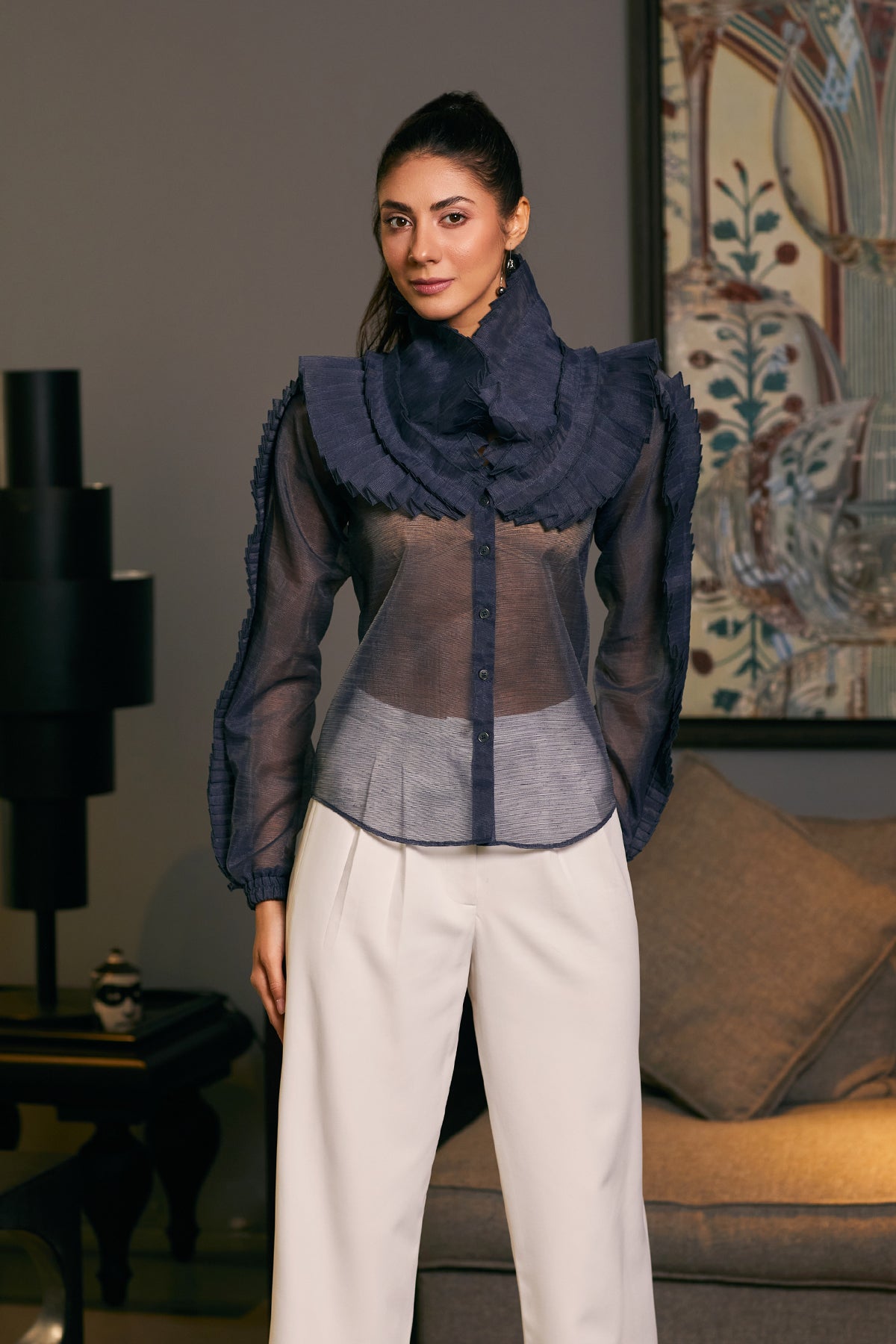 Goe Victorian Pleated Shirt (B)
